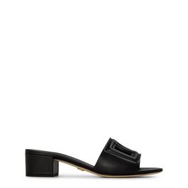 Dolce and Gabbana Logo Cut Out Mules