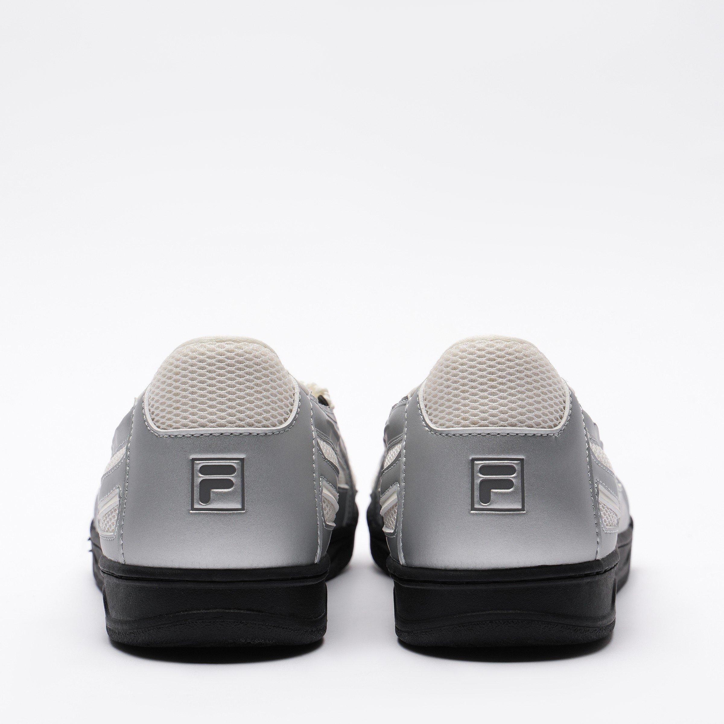 BLK/WHT/SIL - Fila - Mary Jane Slant Womens Sneakers - 4