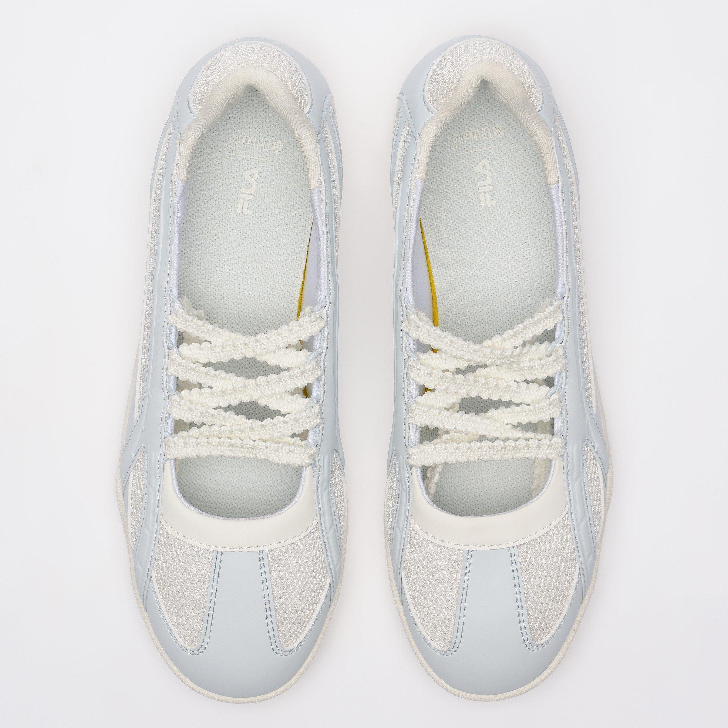 WHT/WHT/BLU - Fila - Fila Mary Jane Slant Womens - 3