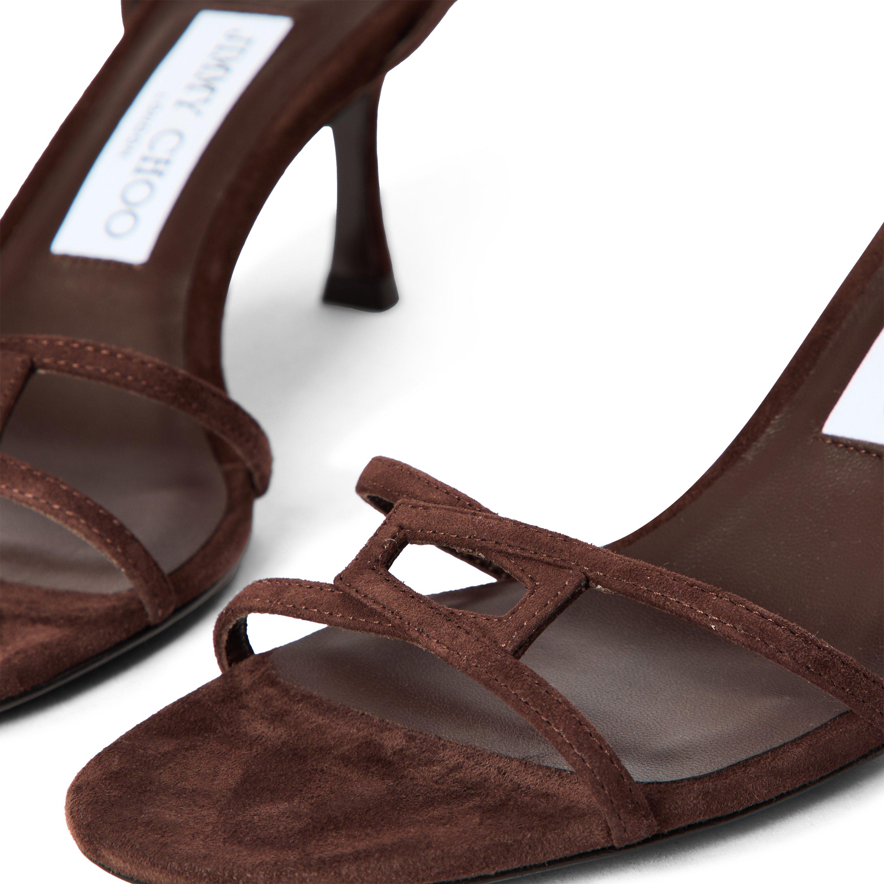 Chocolate - Jimmy Choo - Womens Leo 65 Sandals - 3