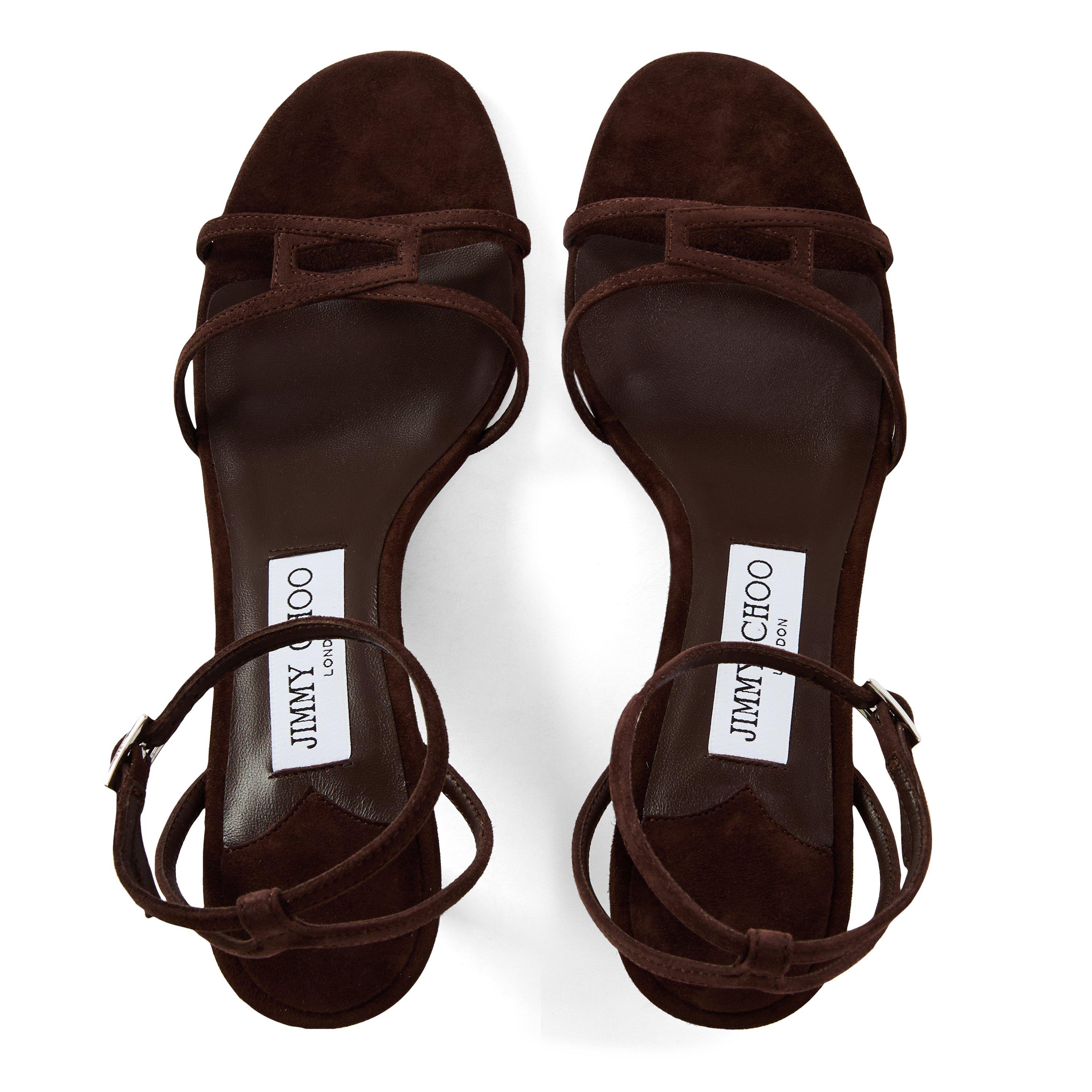 Chocolate - Jimmy Choo - Womens Leo 65 Sandals - 4