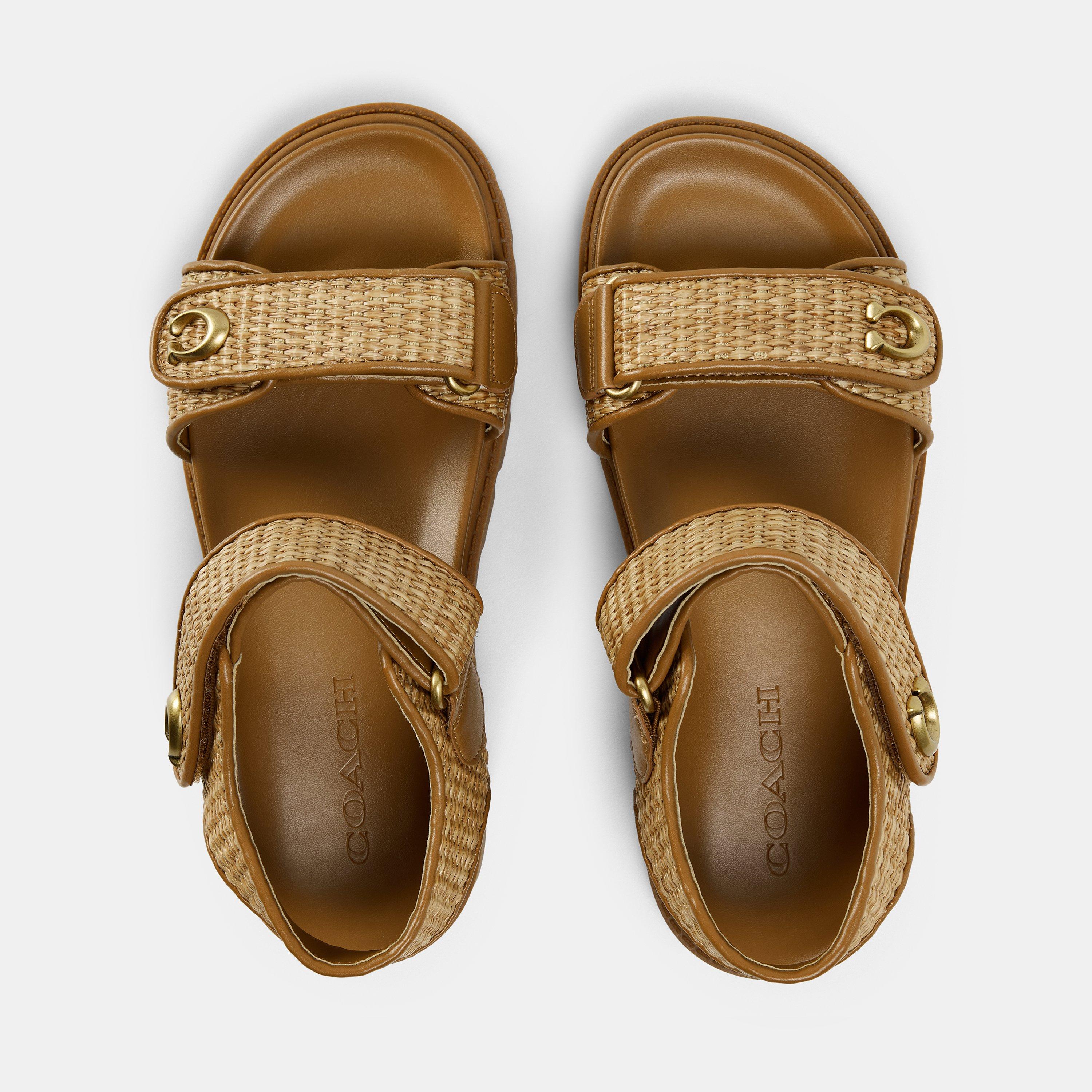 Natural - Coach - Coach Bryn Strw Sndl Ld99 - 4