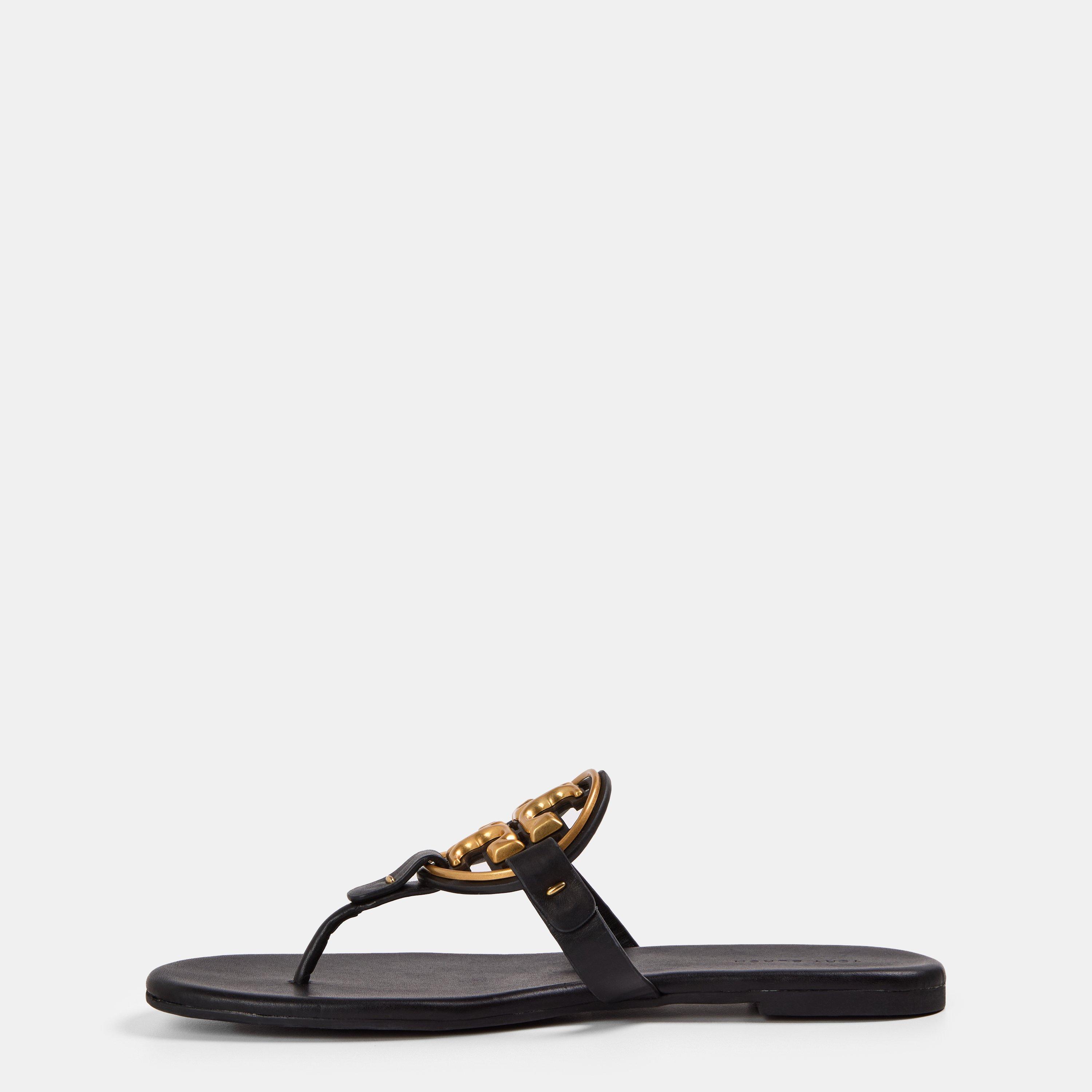 Black/Gold - Tory Burch - Tory Miller Sandals Ld99 - 2