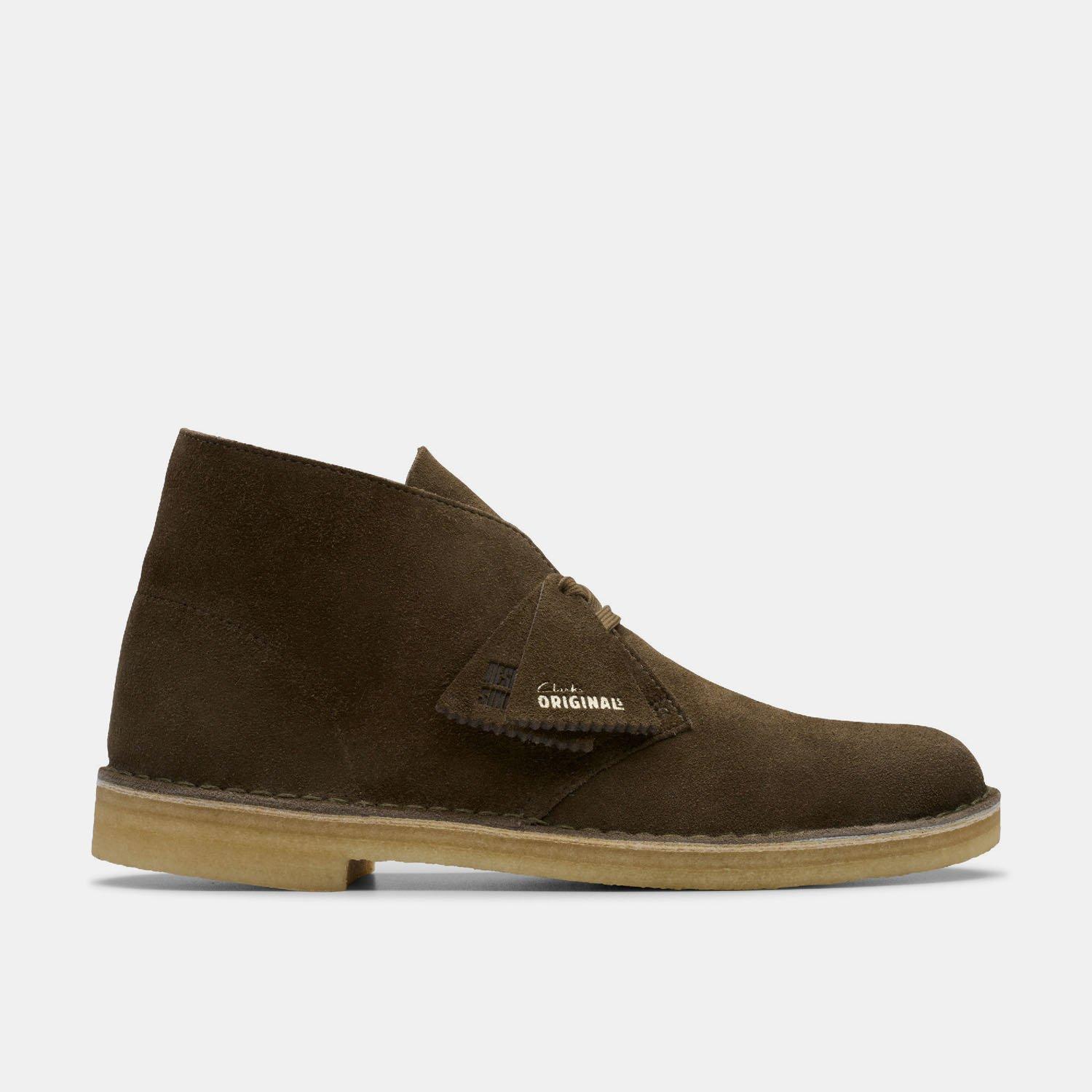 Dark Khaki - Clarks Originals - Men's Desert Ankle Boot - 1
