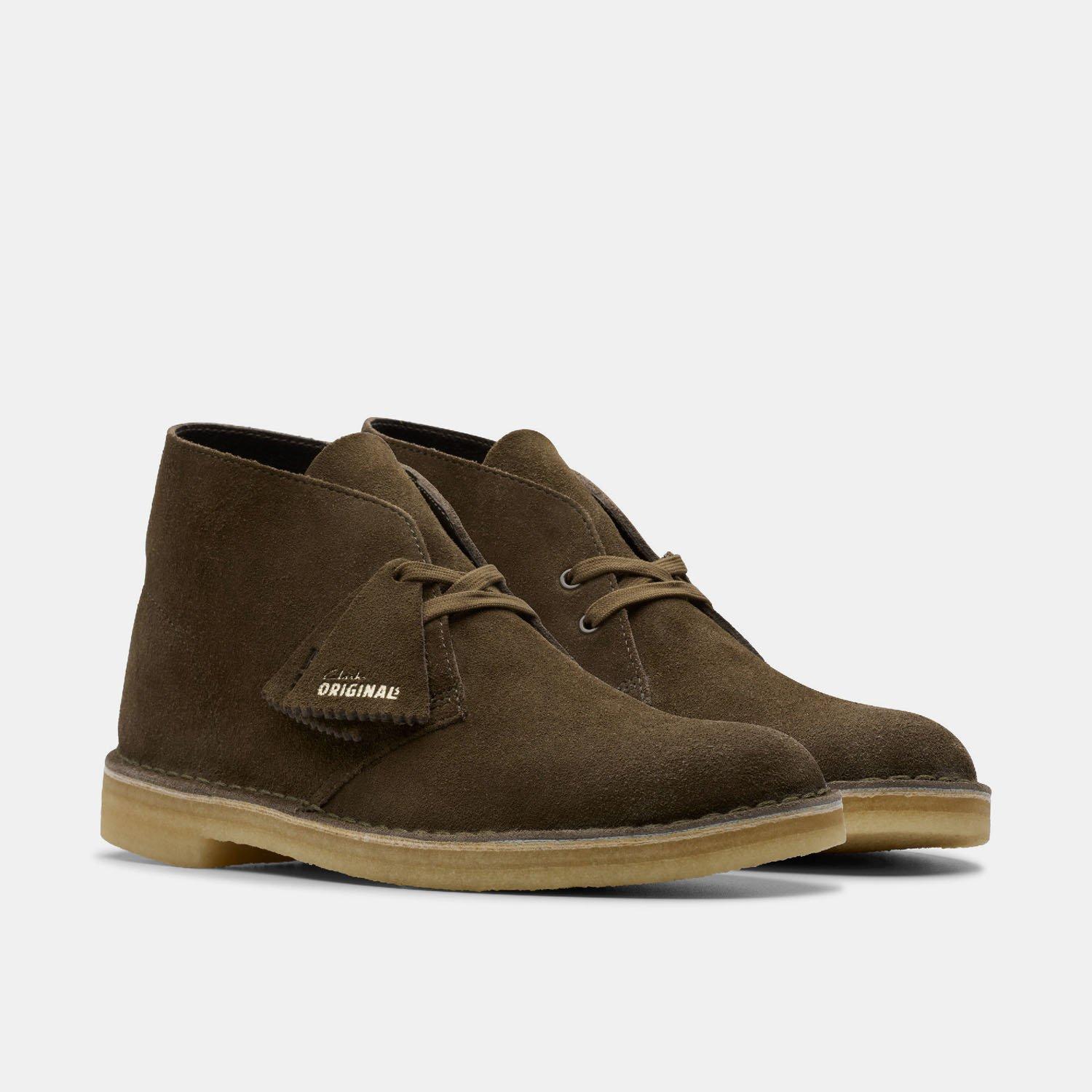 Dark Khaki - Clarks Originals - Men's Desert Ankle Boot - 4