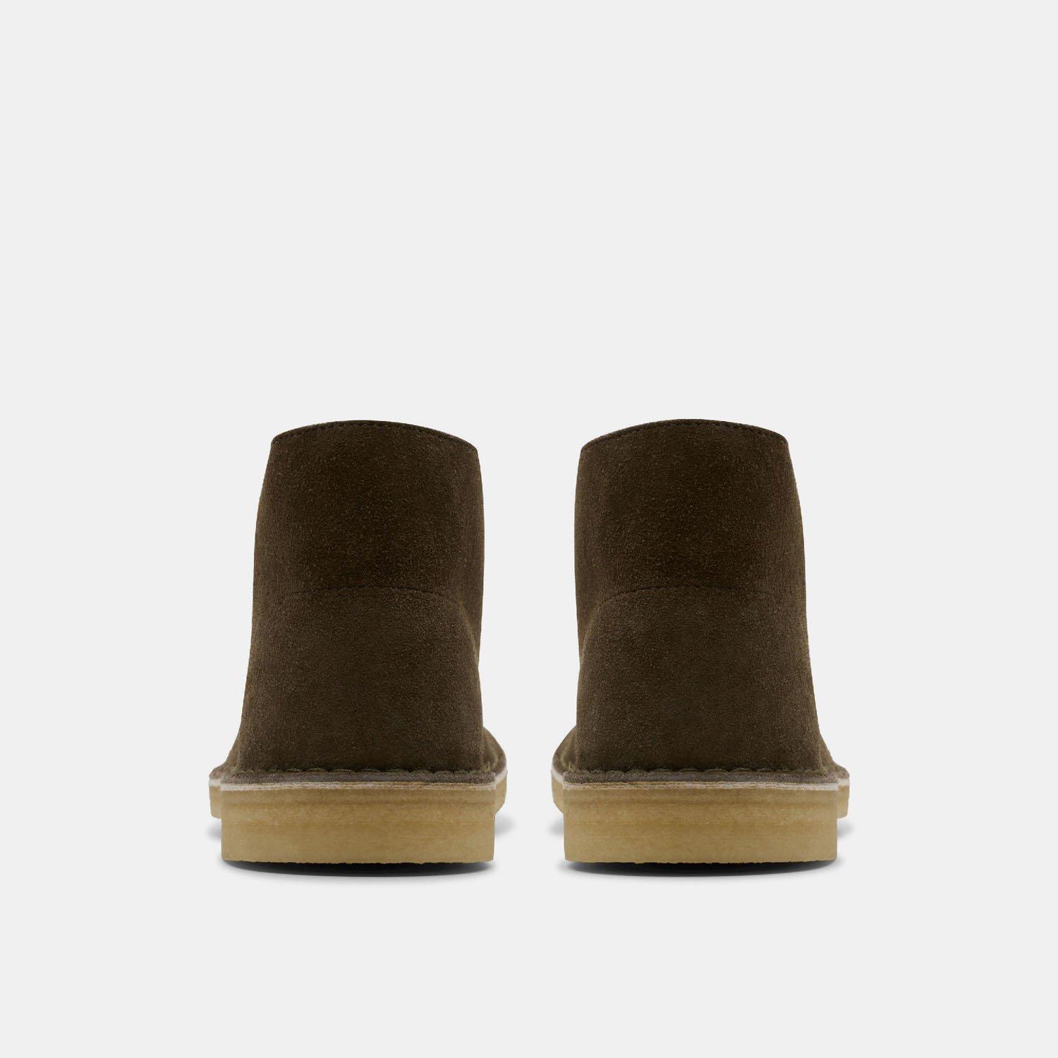 Dark Khaki - Clarks Originals - Men's Desert Ankle Boot - 5