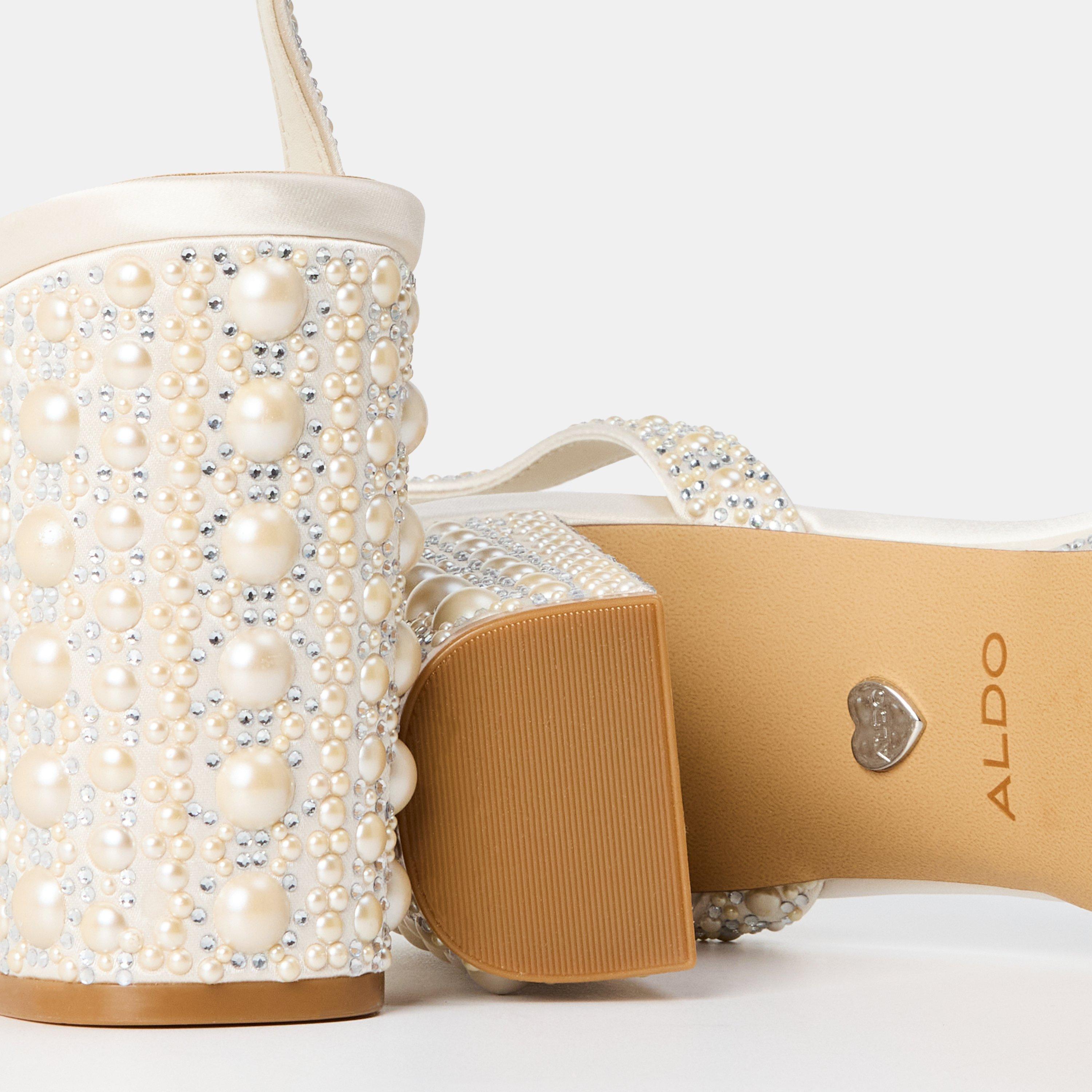 Other White - Aldo - Women's Alluring Heeled Sandals - 4