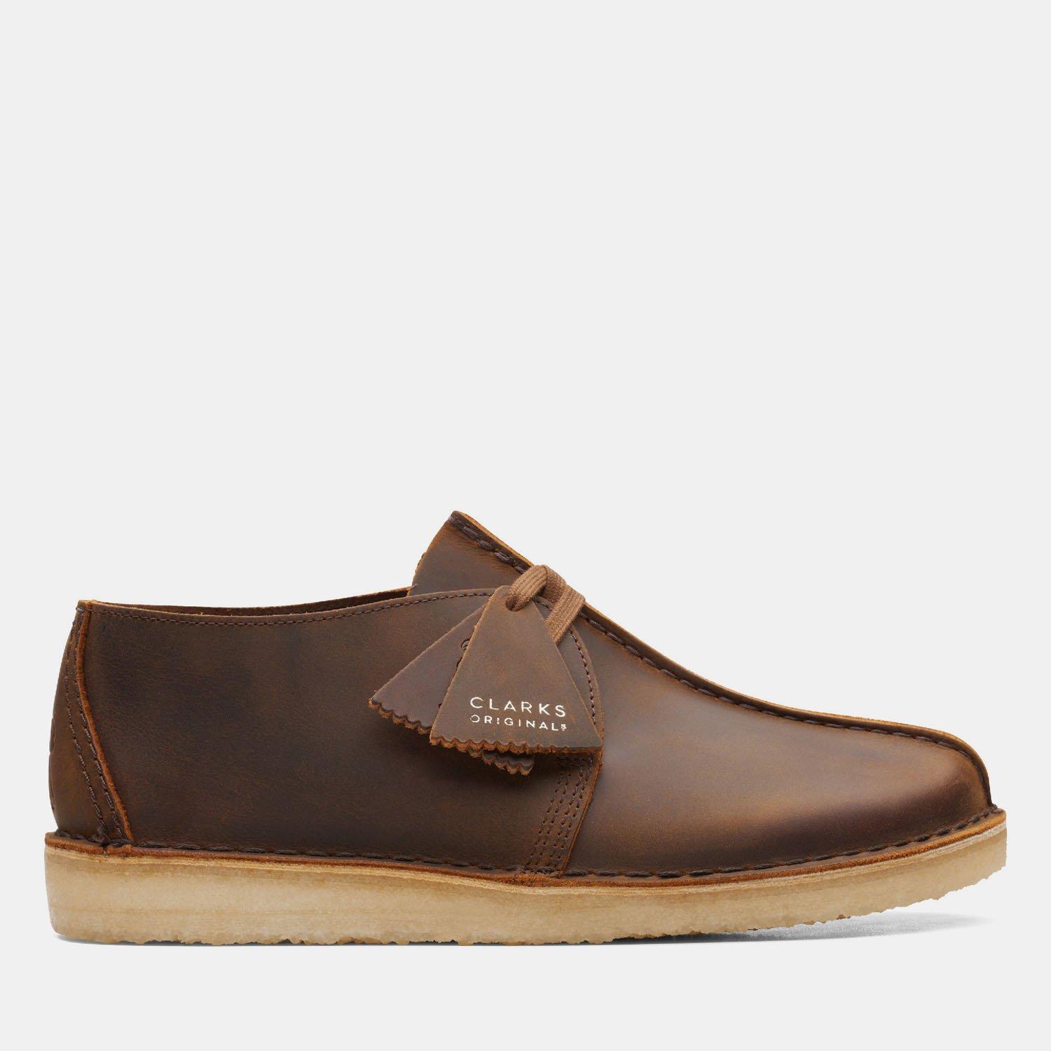 Beeswax - Clarks Originals - Men's Desert Trek Flat Ankle Boot - 1