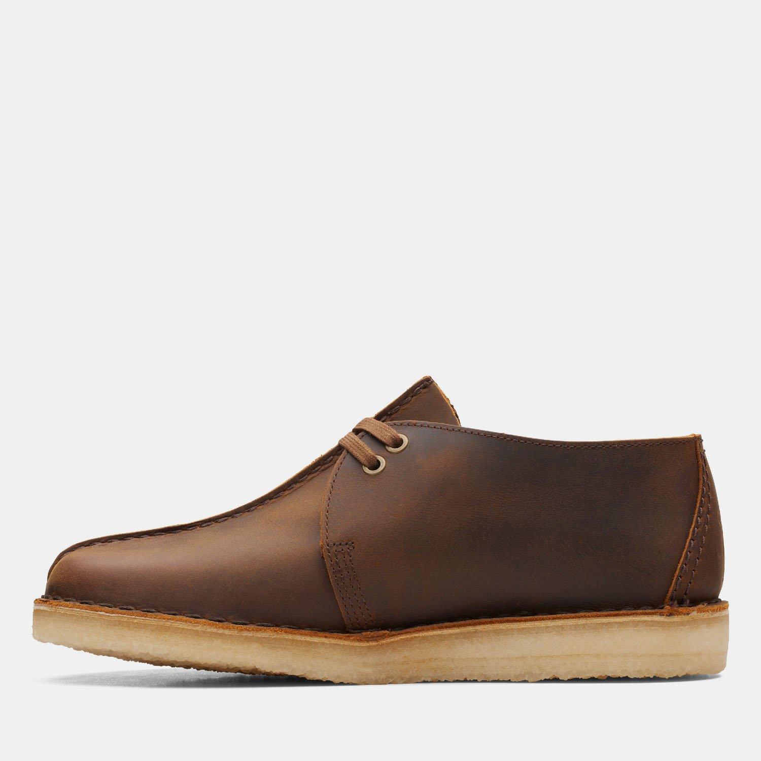 Beeswax - Clarks Originals - Men's Desert Trek Flat Ankle Boot - 2