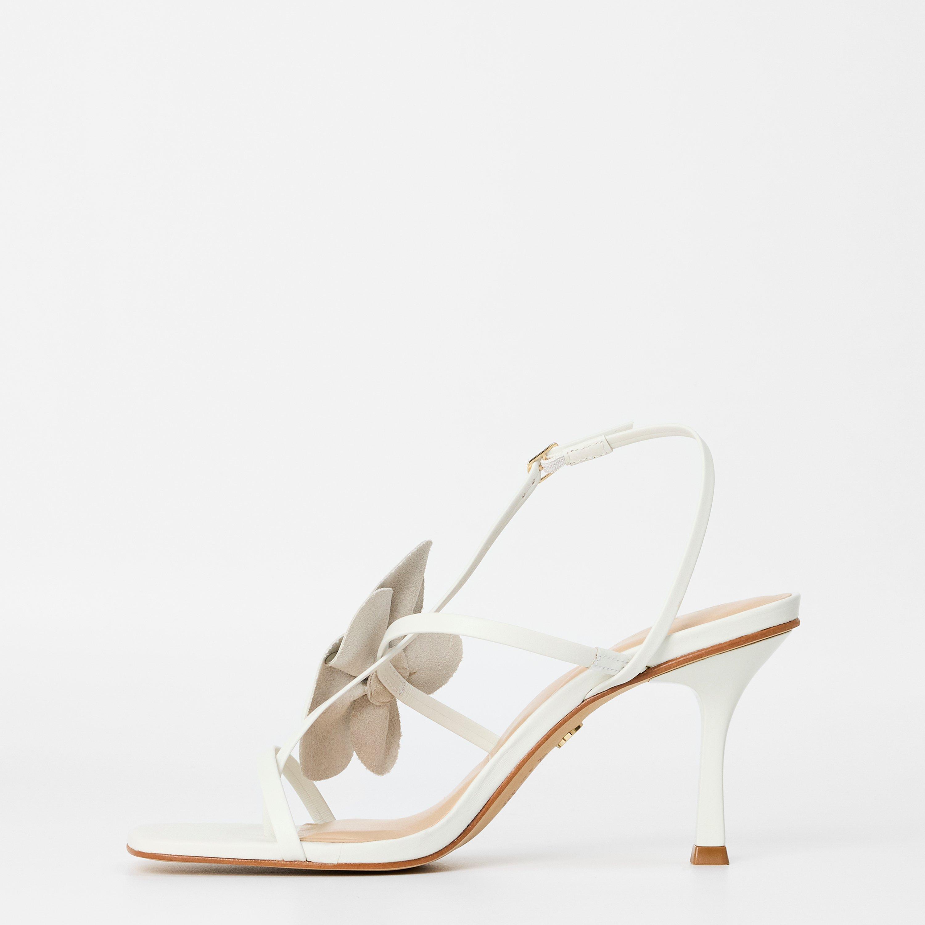 White - Aldo - Women's Sandflower Heeled Sandals - 2