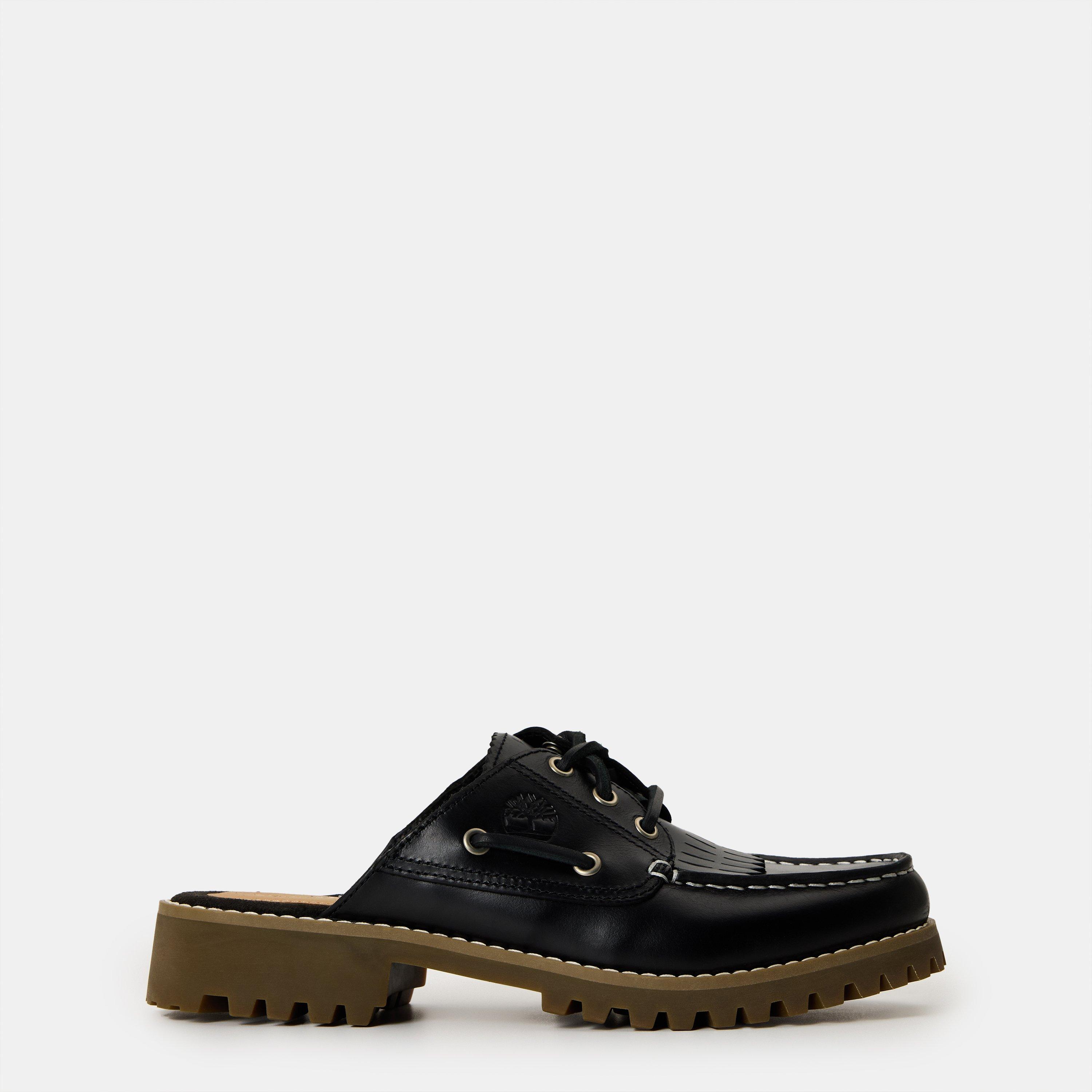 Timberland Women's Noreen Full Grain Flat Mules Black - 5 (38)