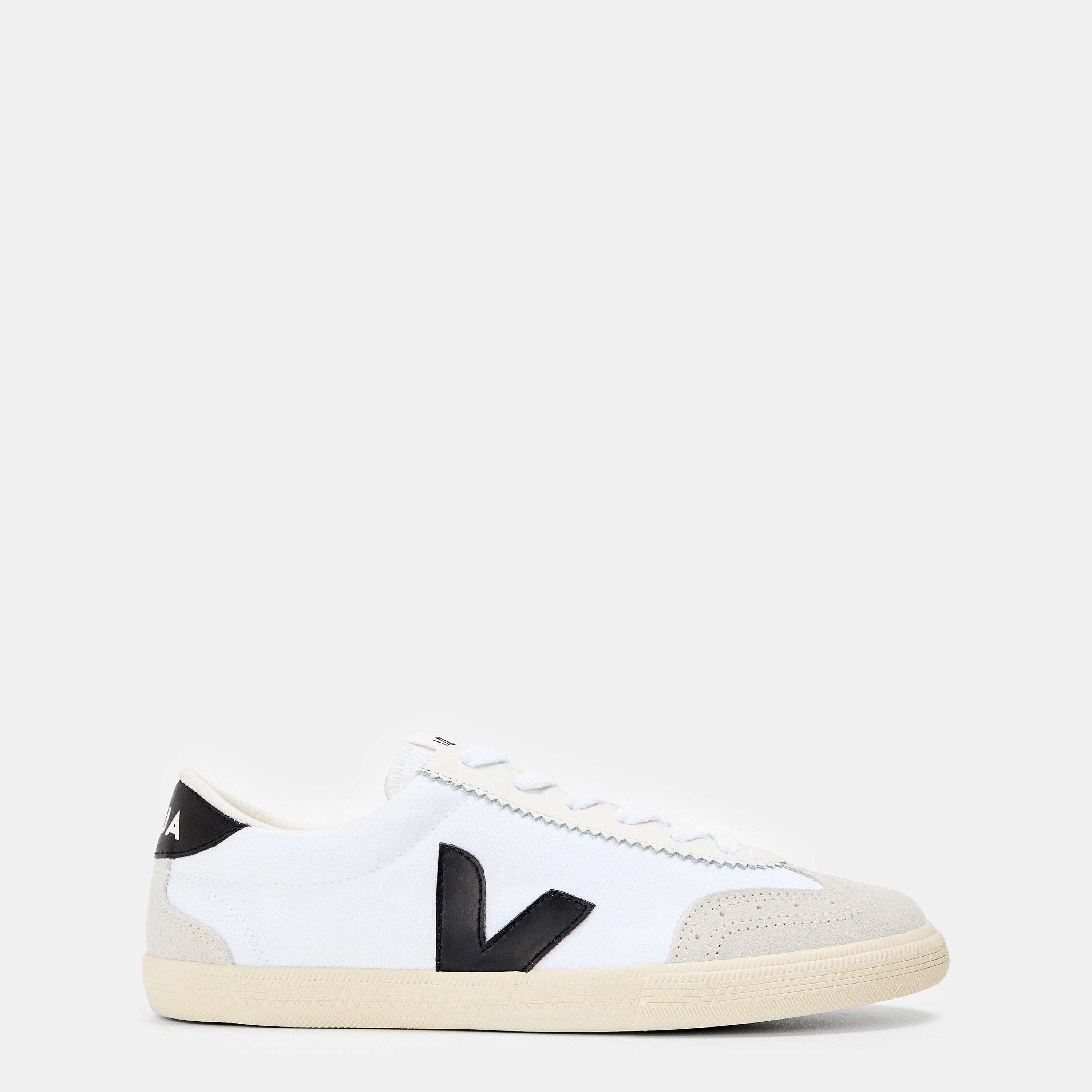 White/Black - Veja - Women's Volley Court Trainers - 1