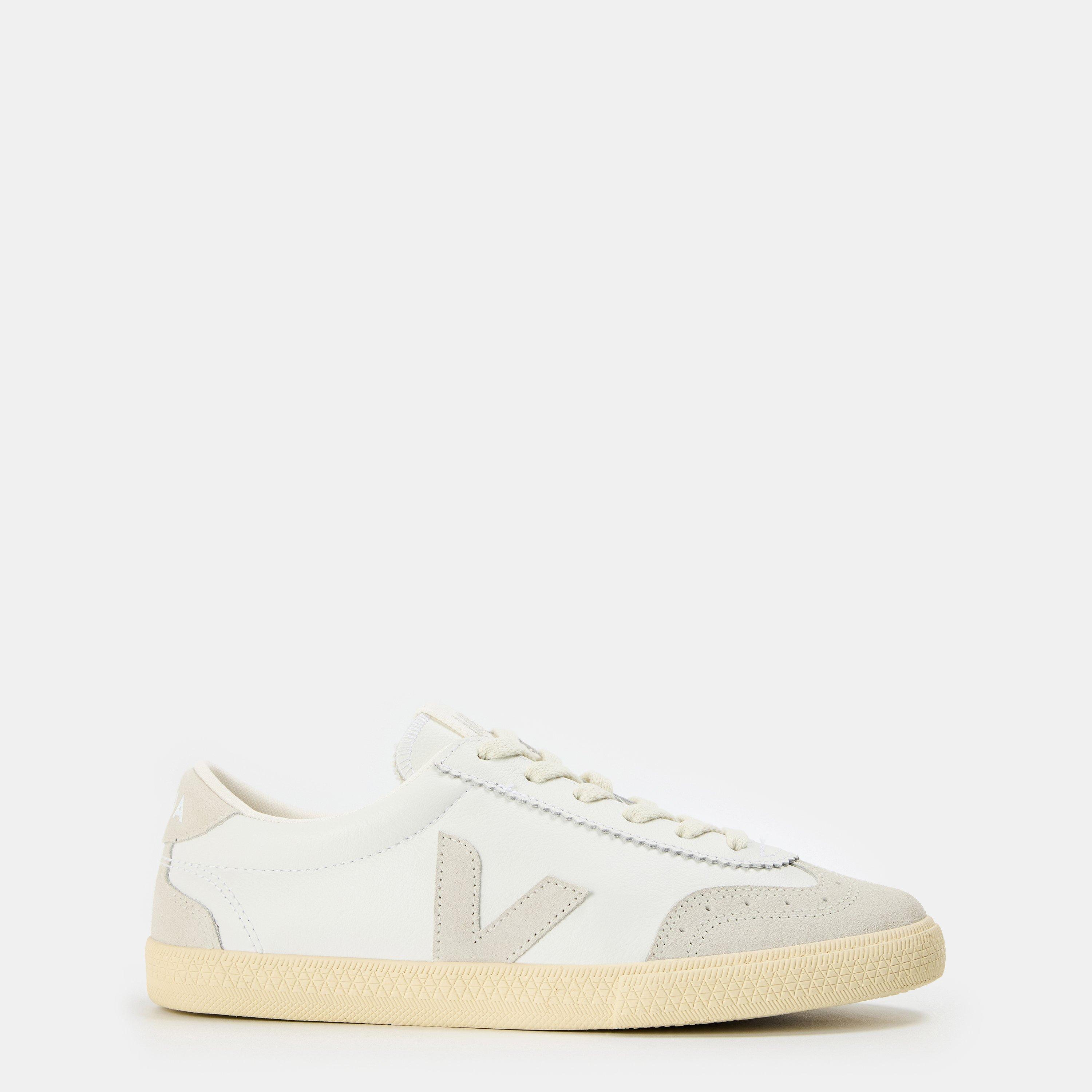 White/Natural - Veja - Women's Volley Court Trainers - 1