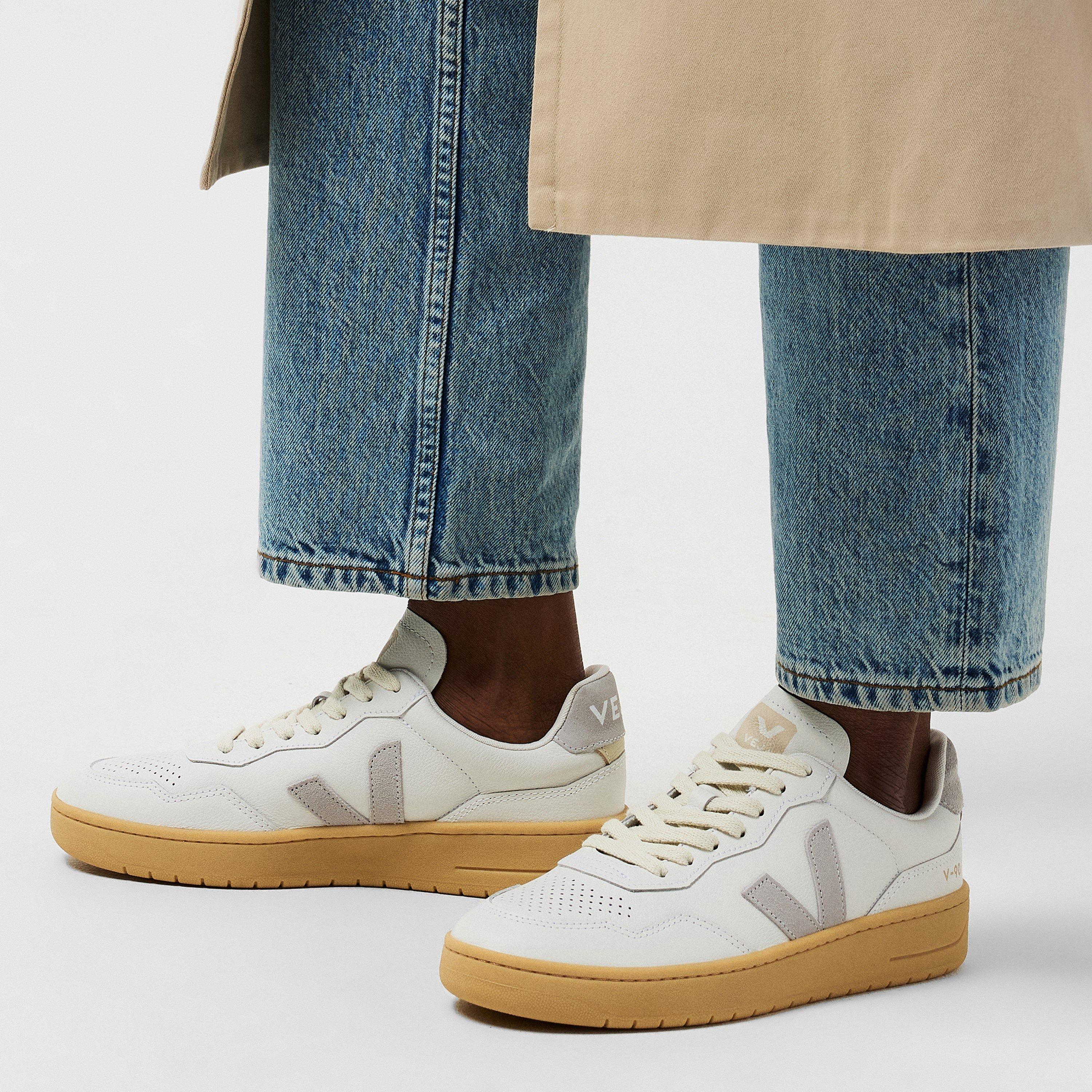 White/Grey - Veja - Veja Bastle Lthr Trn Ld99 - 3