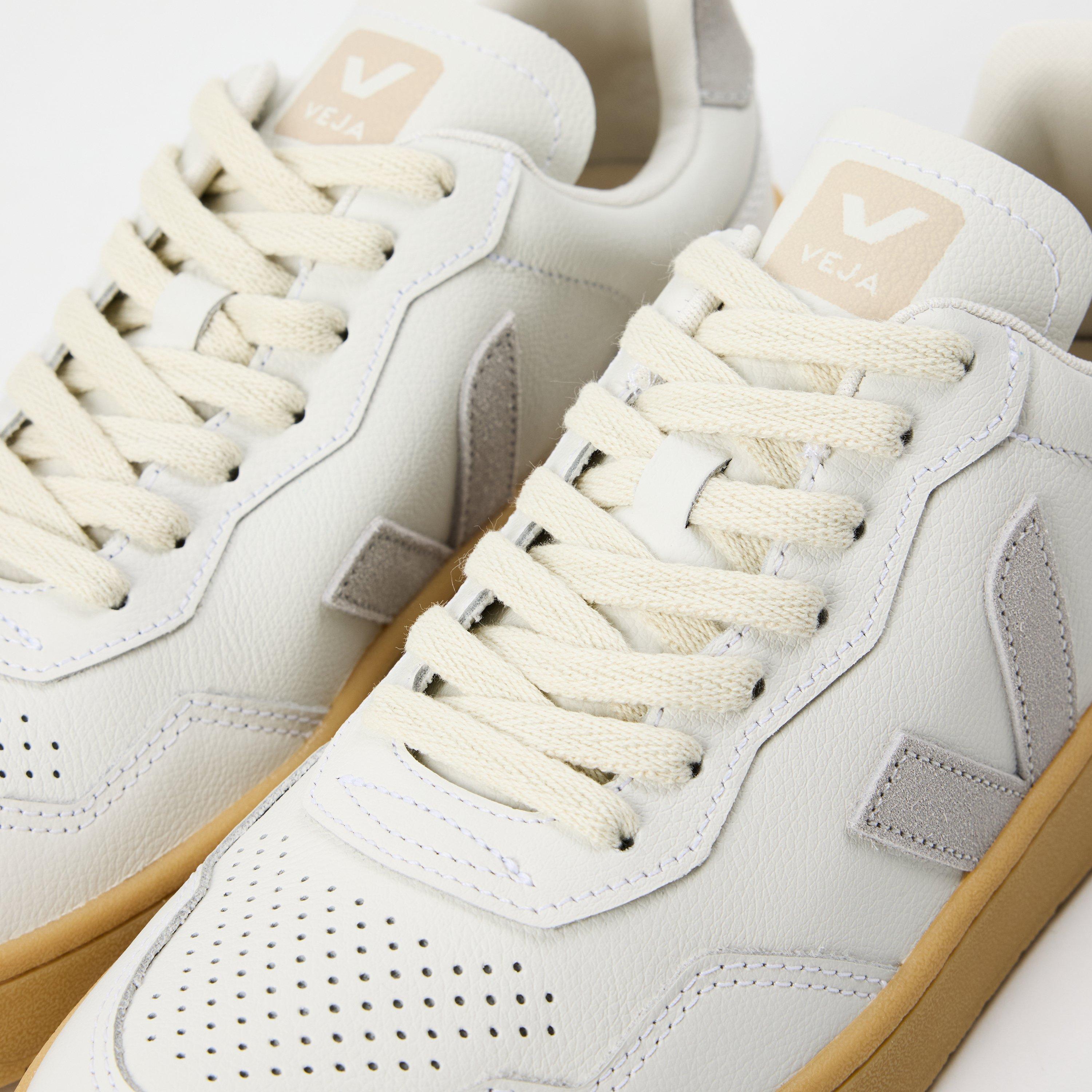 White/Grey - Veja - Veja Bastle Lthr Trn Ld99 - 4