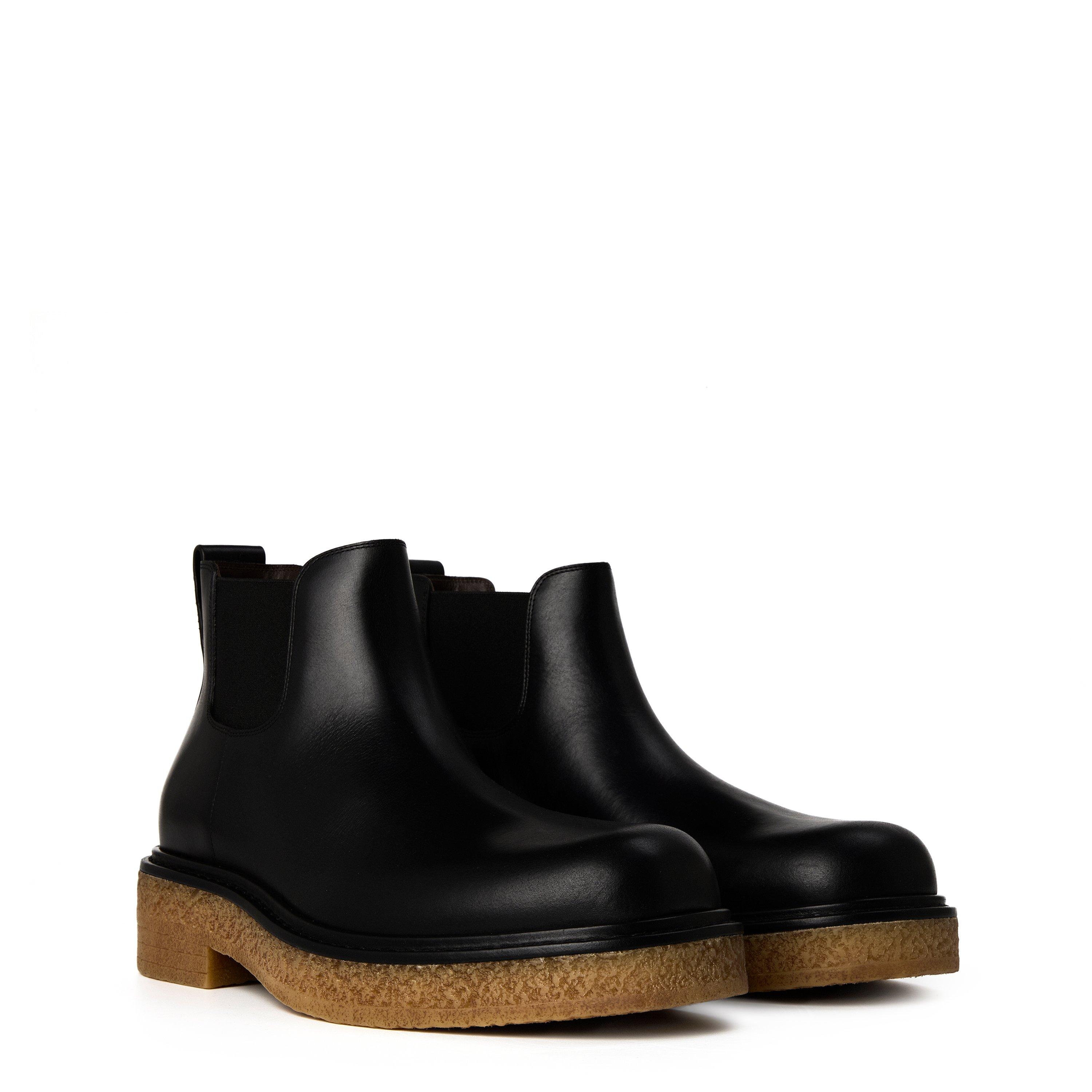 Black - Bottega Veneta - Haddock Ankle Boots - 4