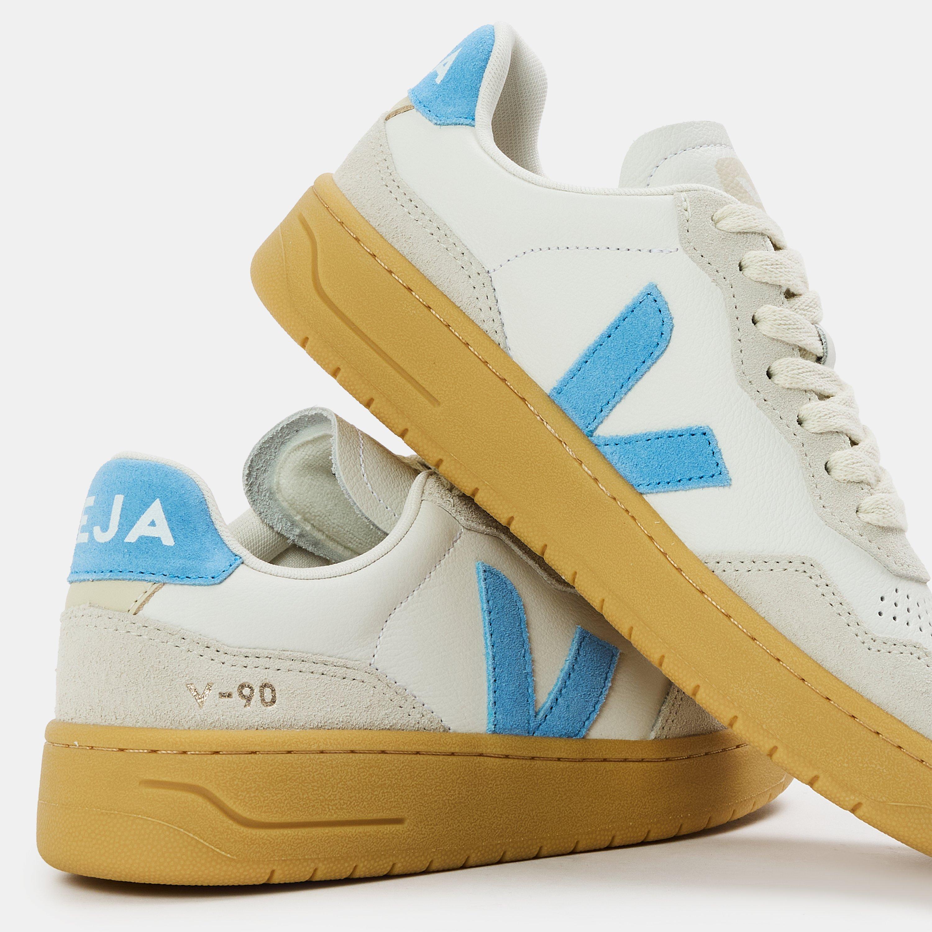 White/Aqua - Veja - Veja Bastle Lthr Trn Ld99 - 3