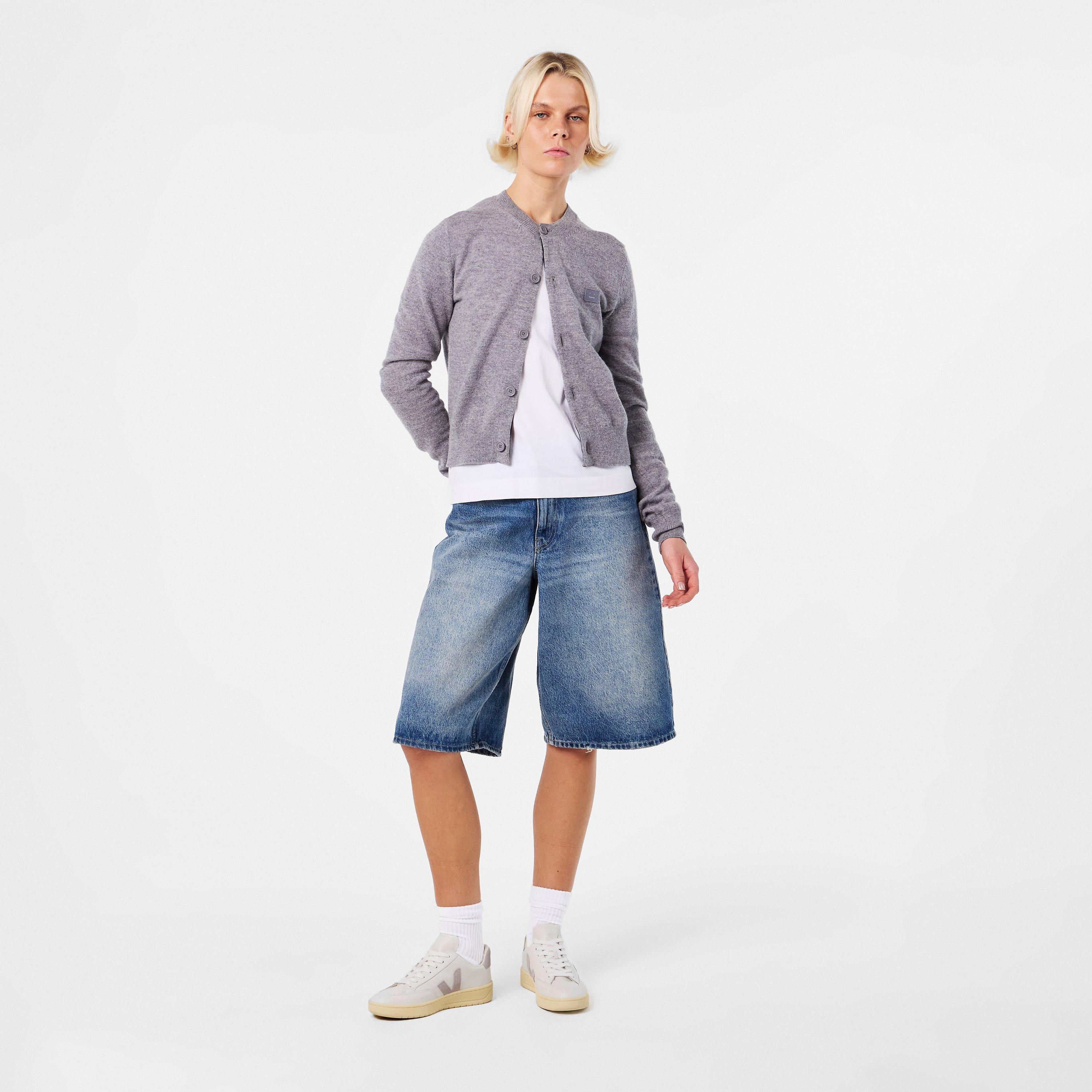 White/Grey - Veja - Women's V Leather Court Trainers - 6