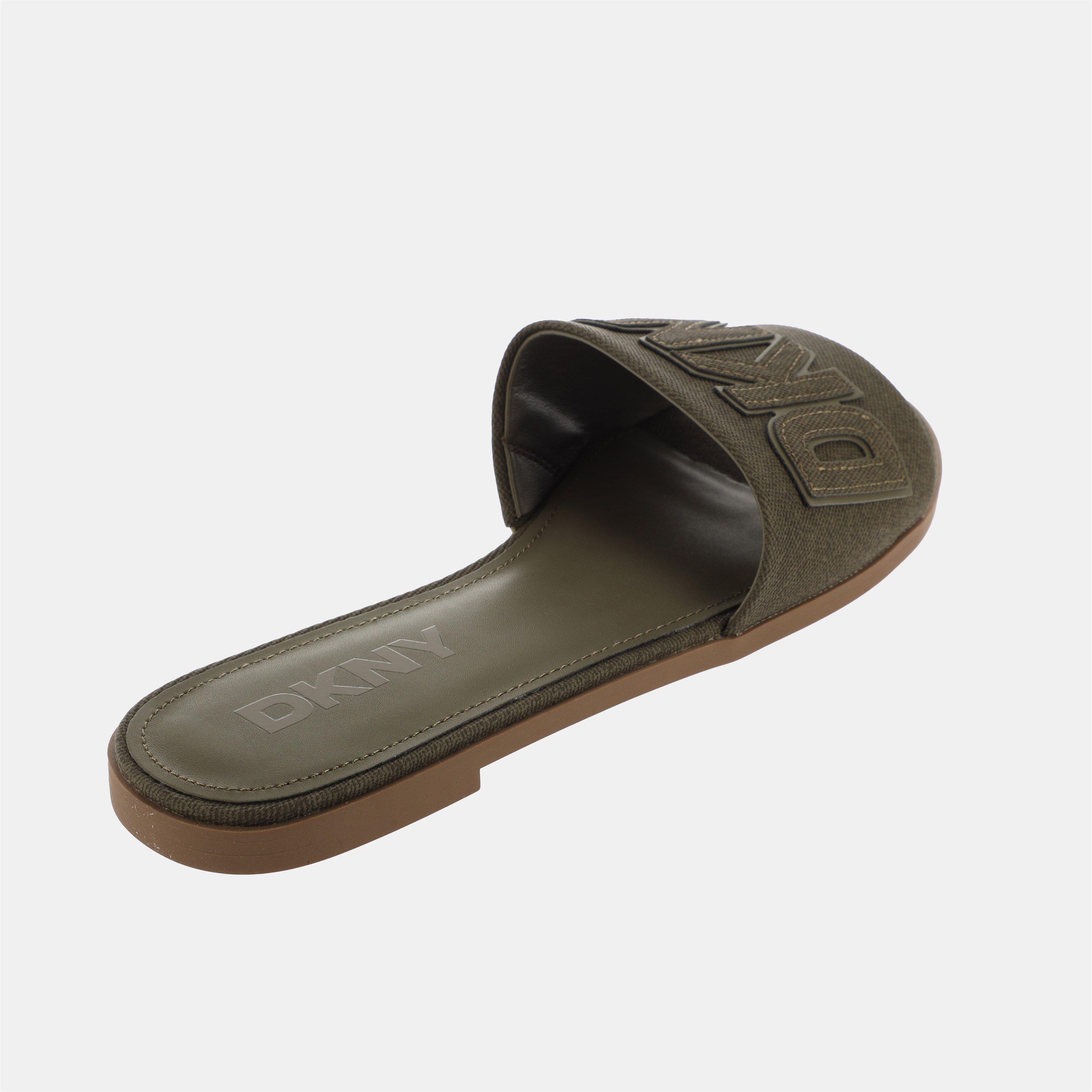 Green - DKNY - Women's Willow Flat Sandal - 3