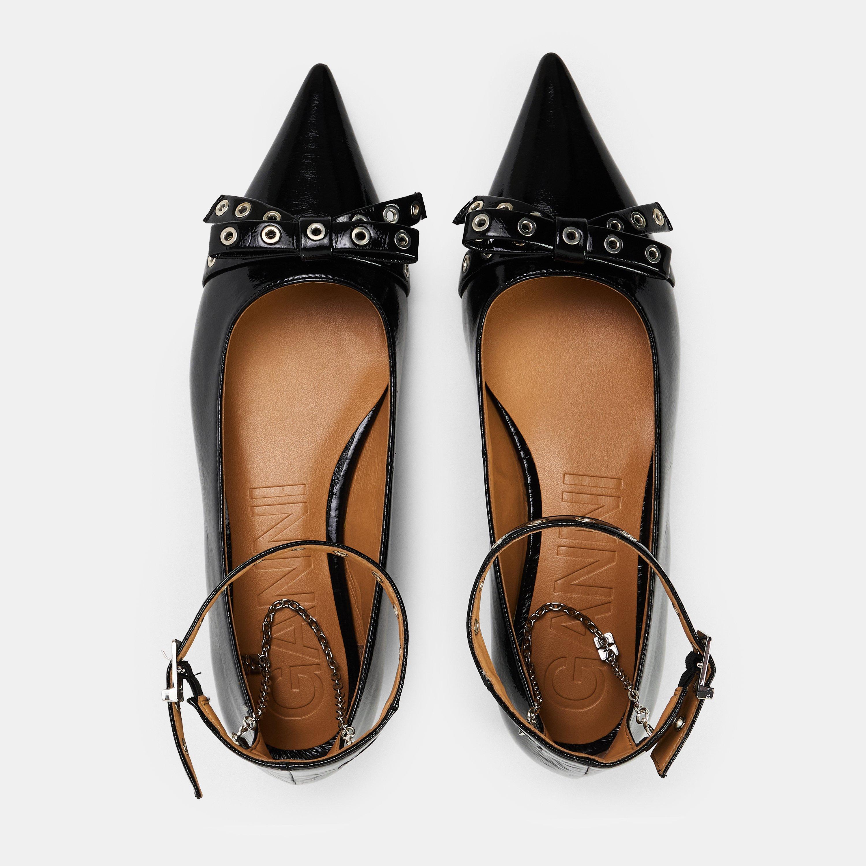 Black - Ganni - Ganni Jwl Ballet Flt Ld99 - 4