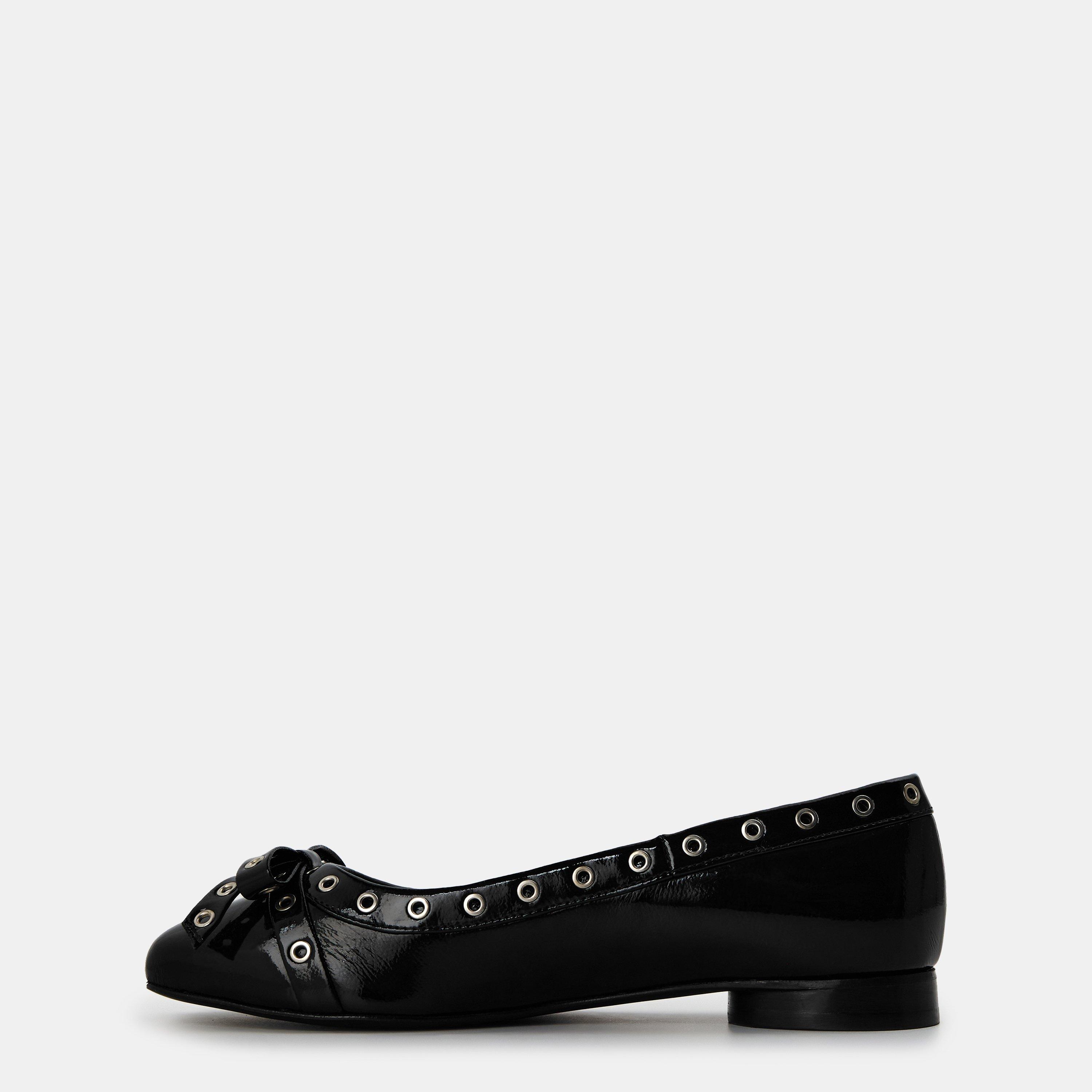 Black - Ganni - Ganni Bow Ballet Flt Ld99 - 2