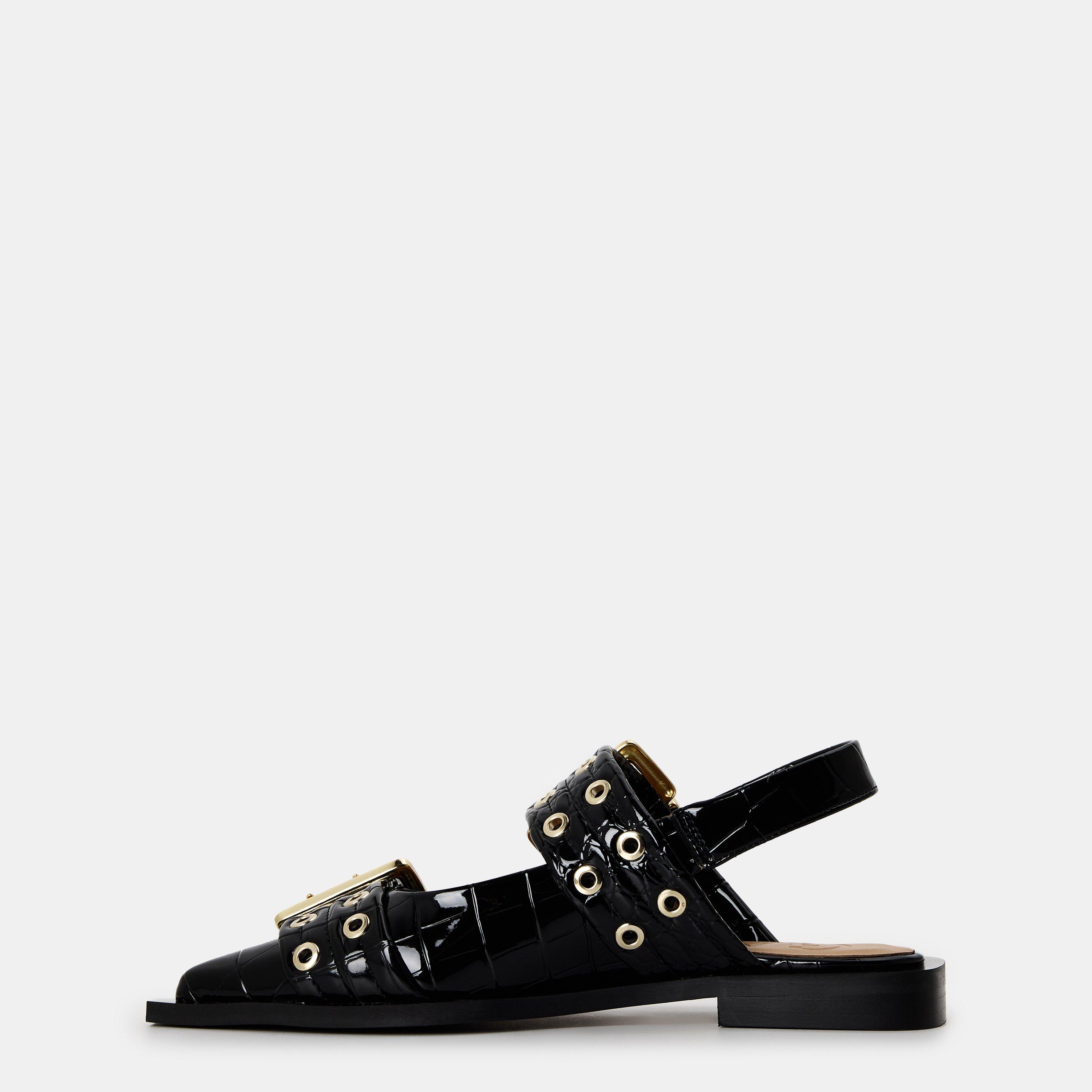 Black - Ganni - Ganni Cro Ballet Flt Ld99 - 2