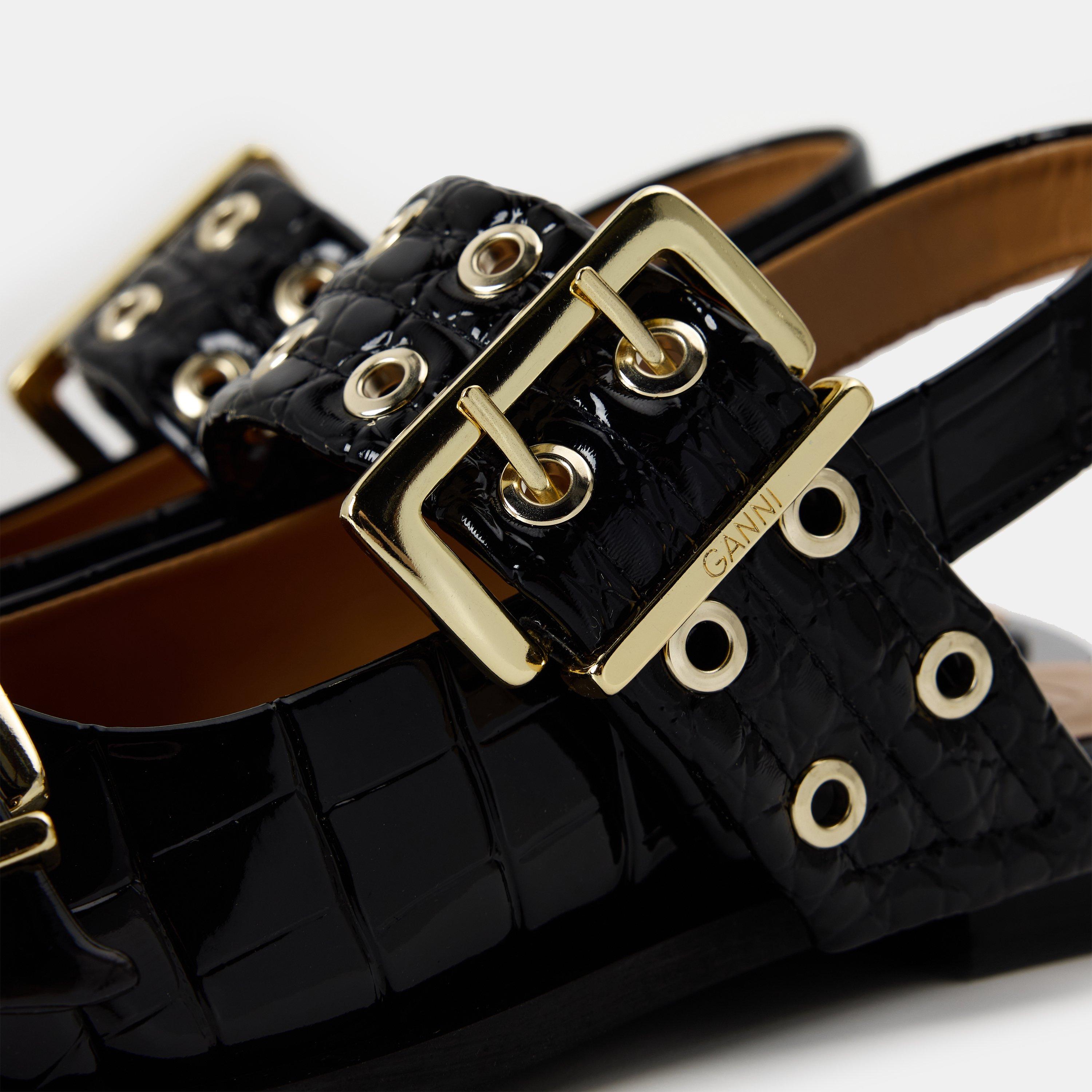 Black - Ganni - Ganni Cro Ballet Flt Ld99 - 3