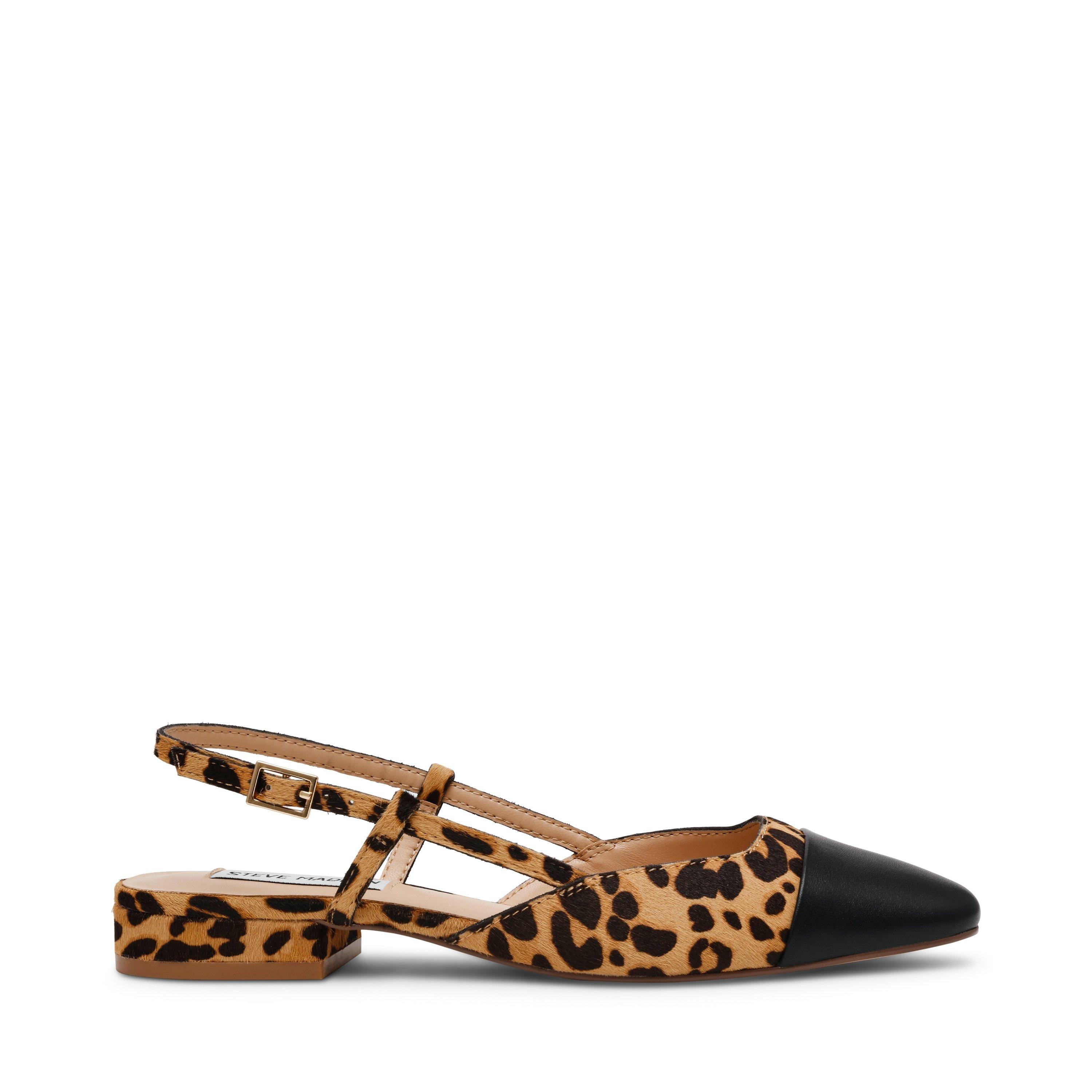 Steve Madden Belinda Flat Shoes - Leopard - Size 4 (37)