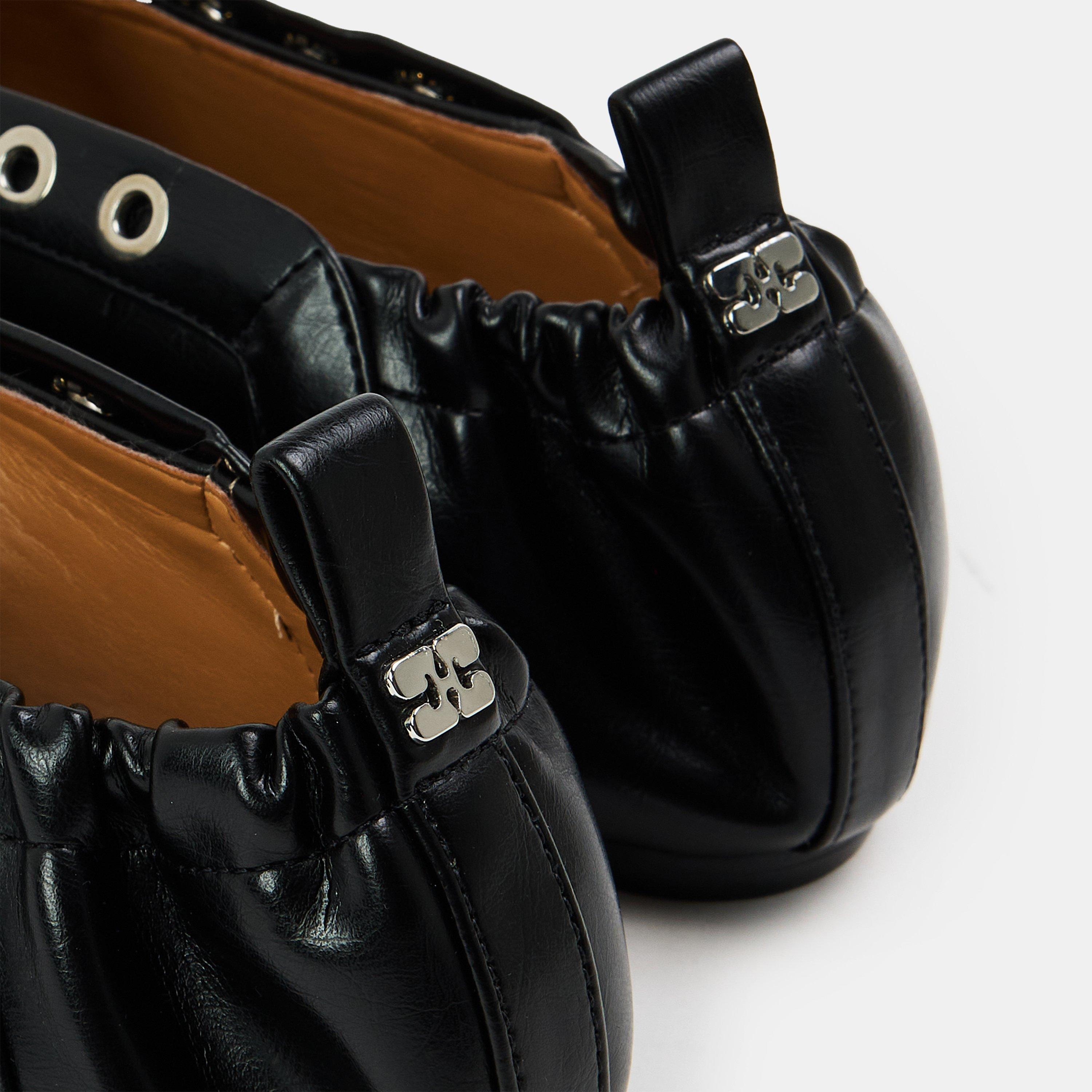 Black - Ganni - Ganni Lce Ballet Flt Ld99 - 3