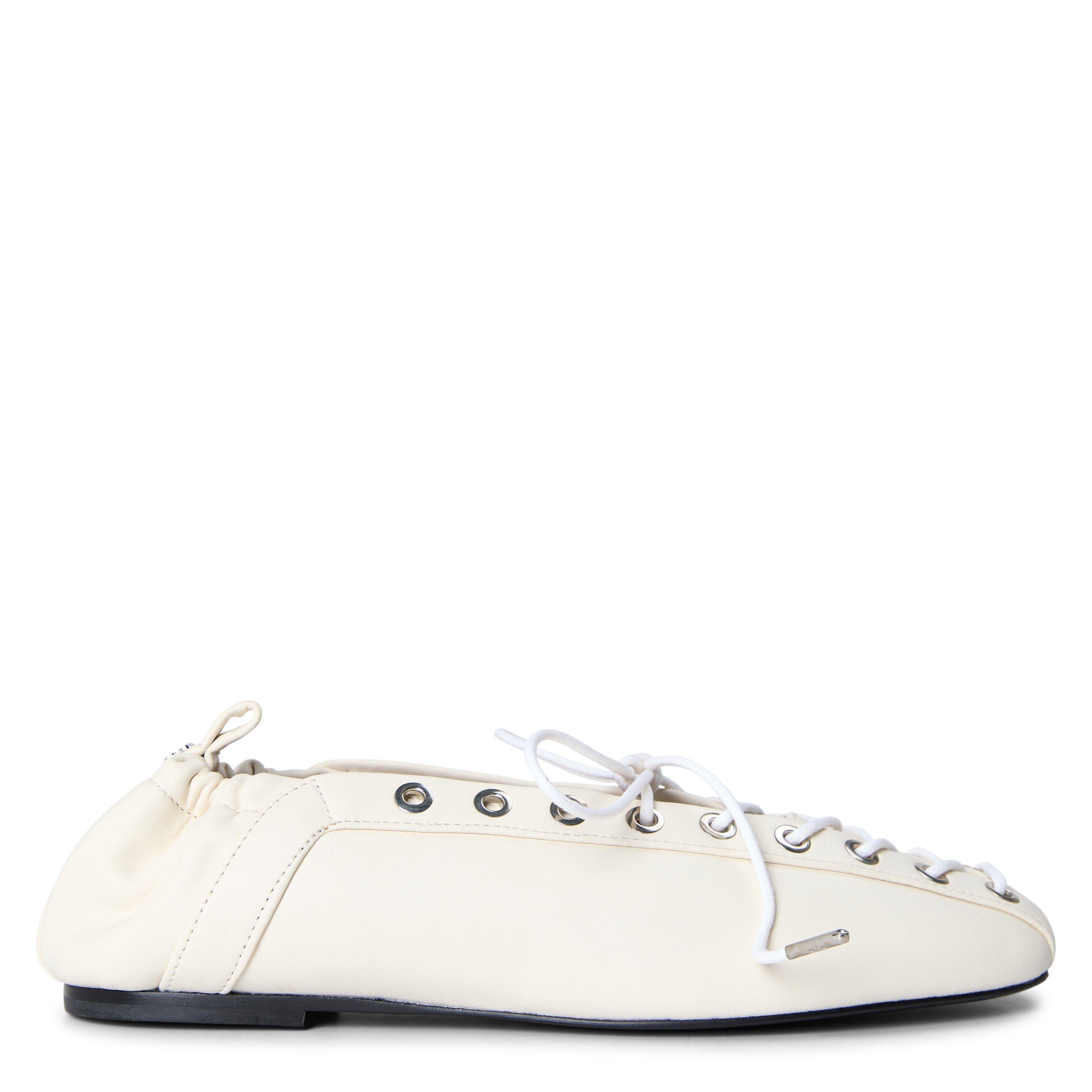 Ganni Women's Ballet Pumps - Egret - Size 3 (36)