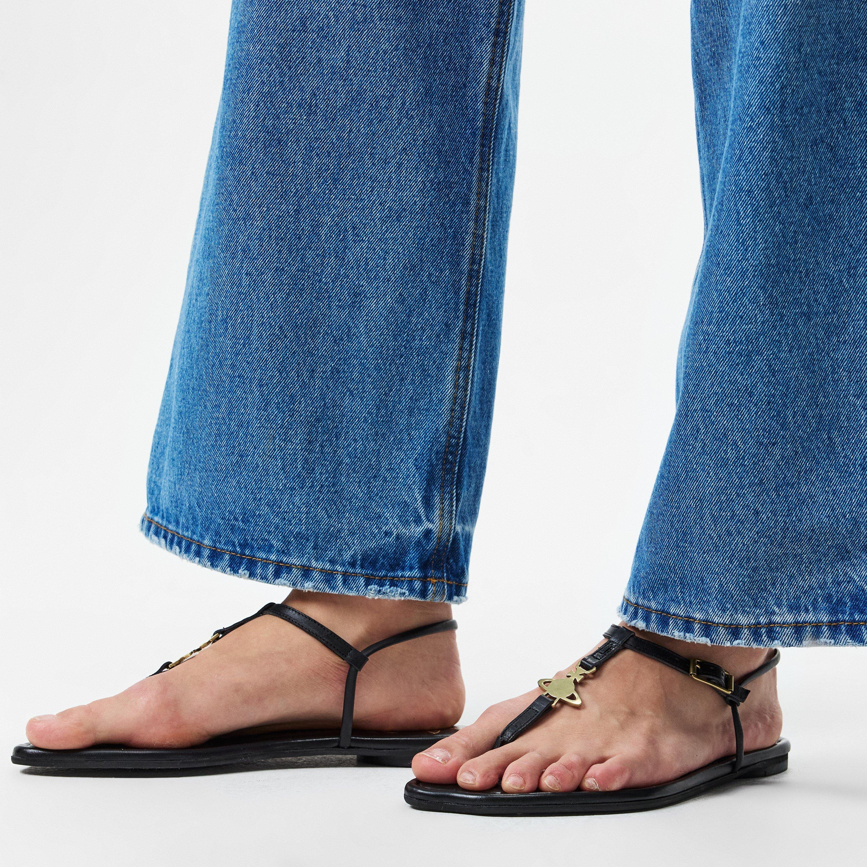 Black - Vivienne Westwood - Saturn Orb Sandals - 2