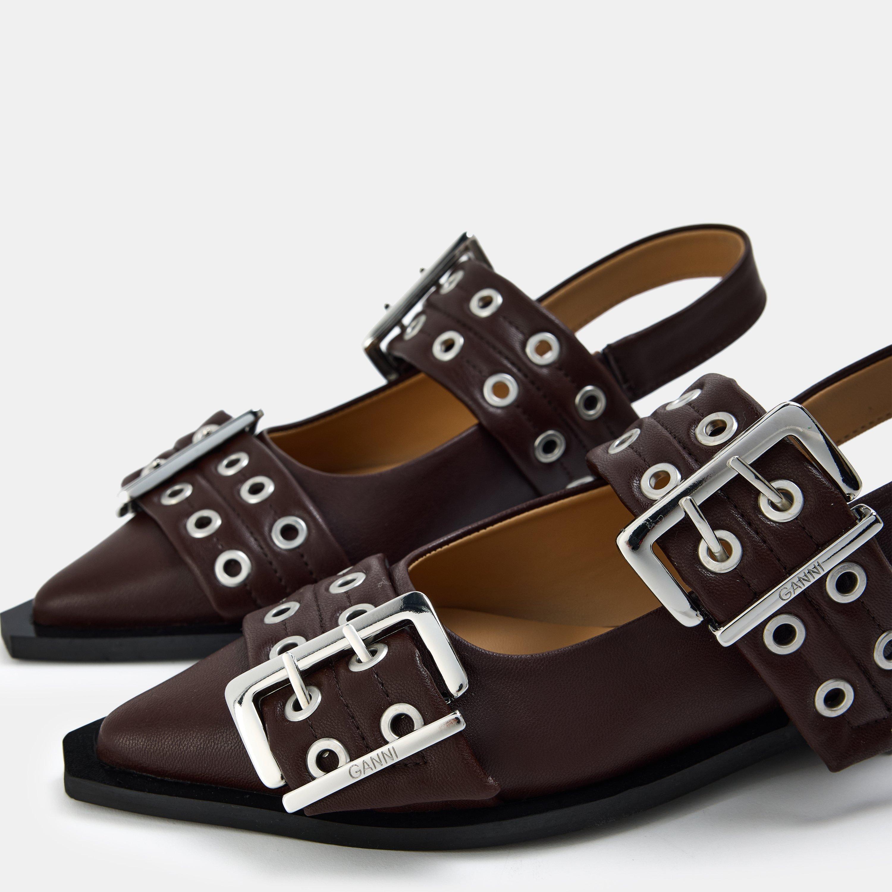 Chocolate Fndnt - Ganni - Ganni Bkl Ballet Flt Ld99 - 3