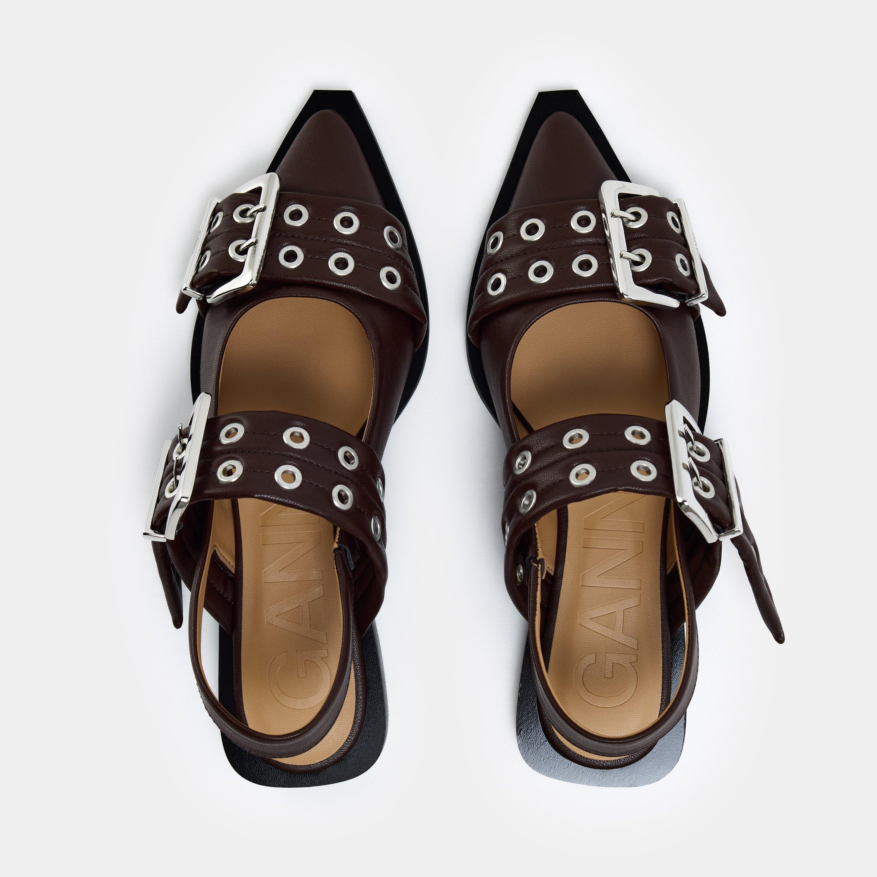 Chocolate Fndnt - Ganni - Ganni Bkl Ballet Flt Ld99 - 4