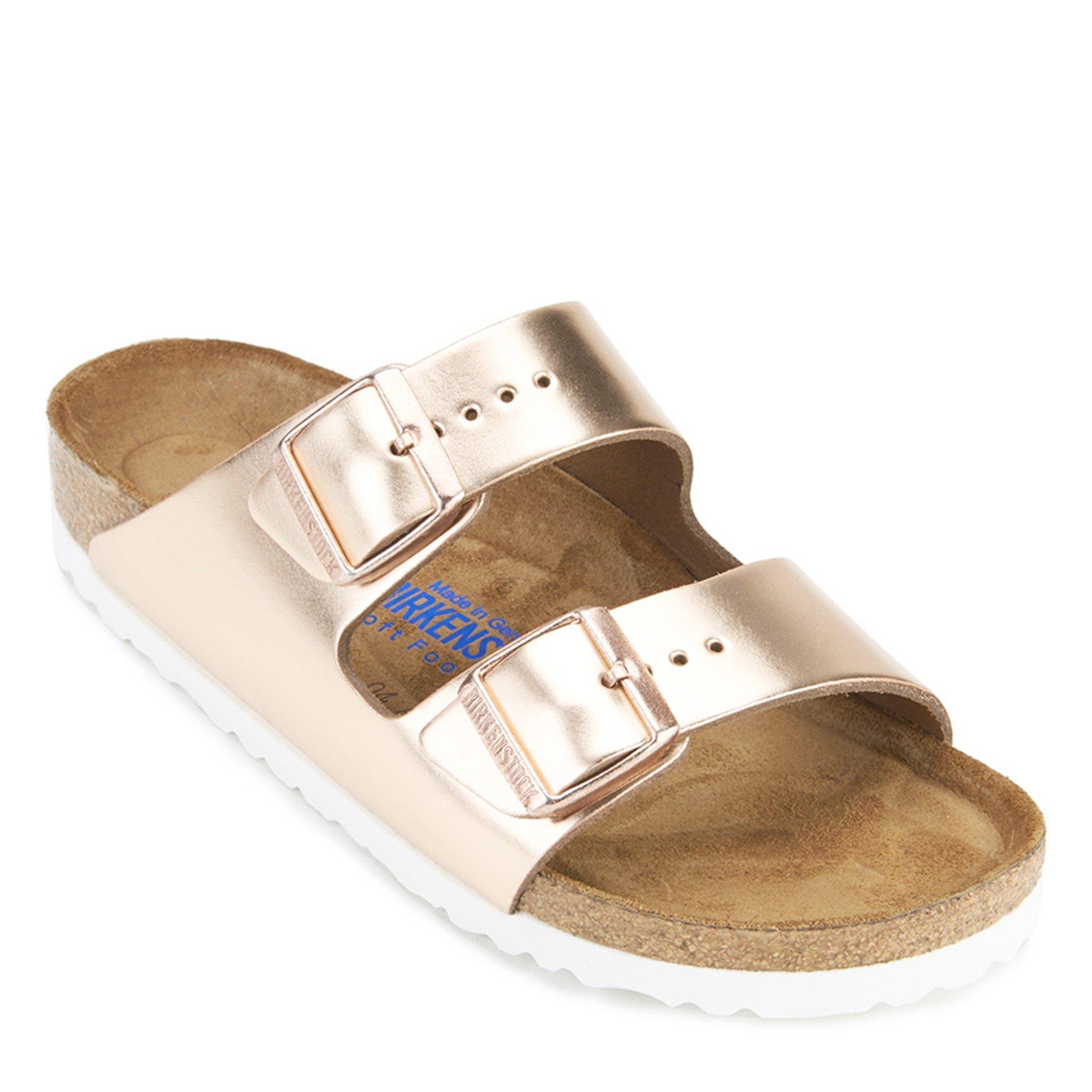 Metallc Copper - Birkenstock - Women's Arzna Leather Clogs - 2