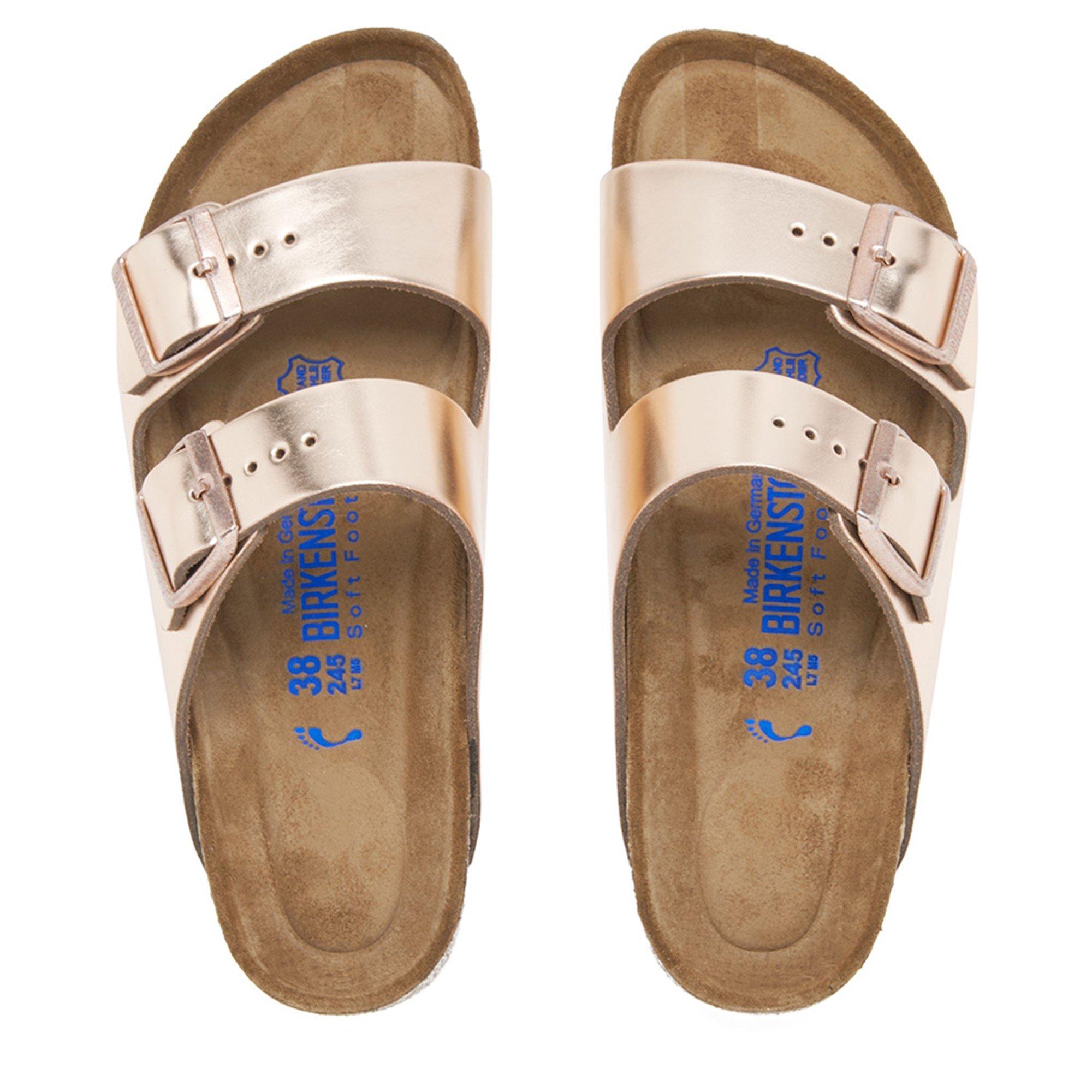 Metallc Copper - Birkenstock - Women's Arzna Leather Clogs - 3