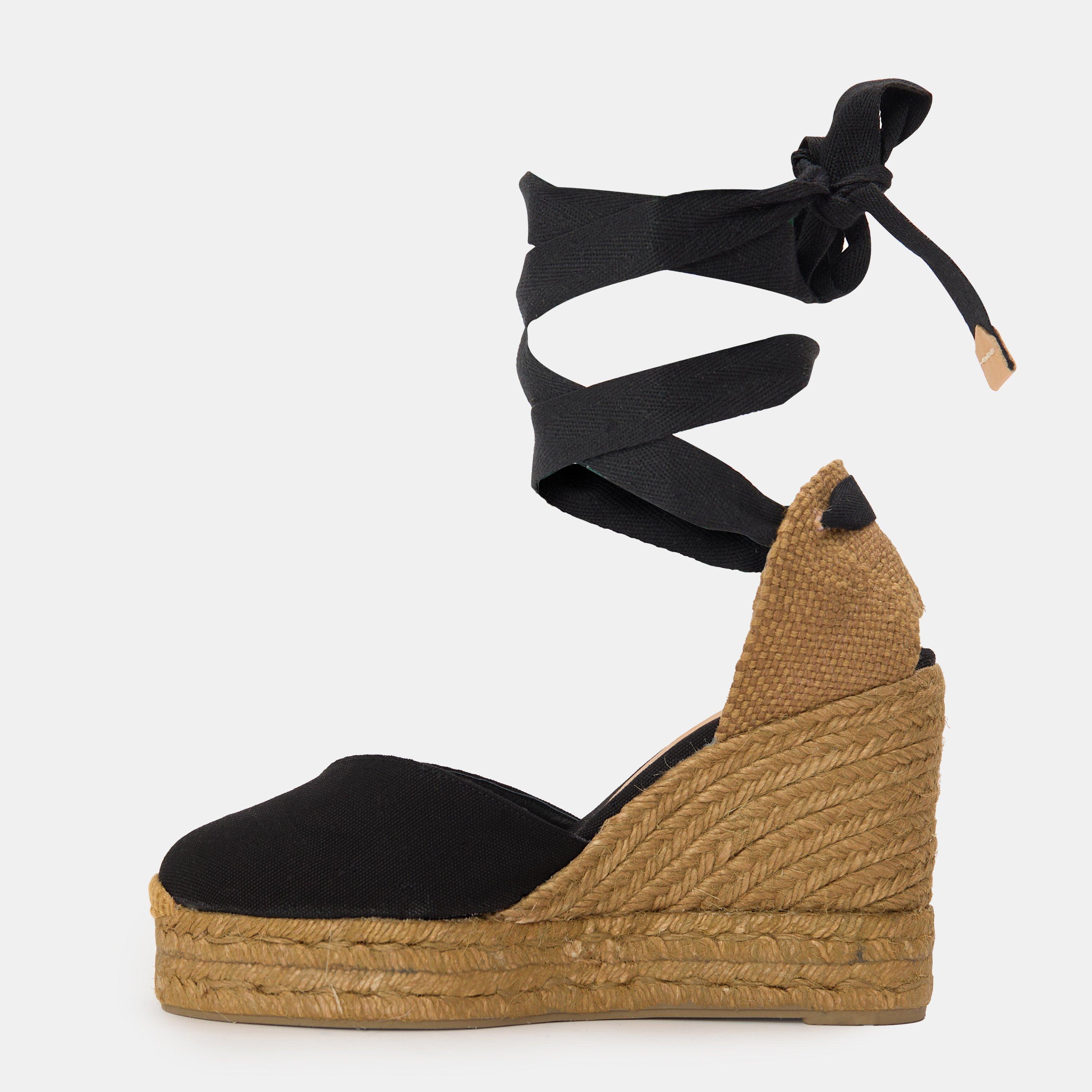 Black - Castaner - Women's Chiara Wedge Heeled Sandals - 2