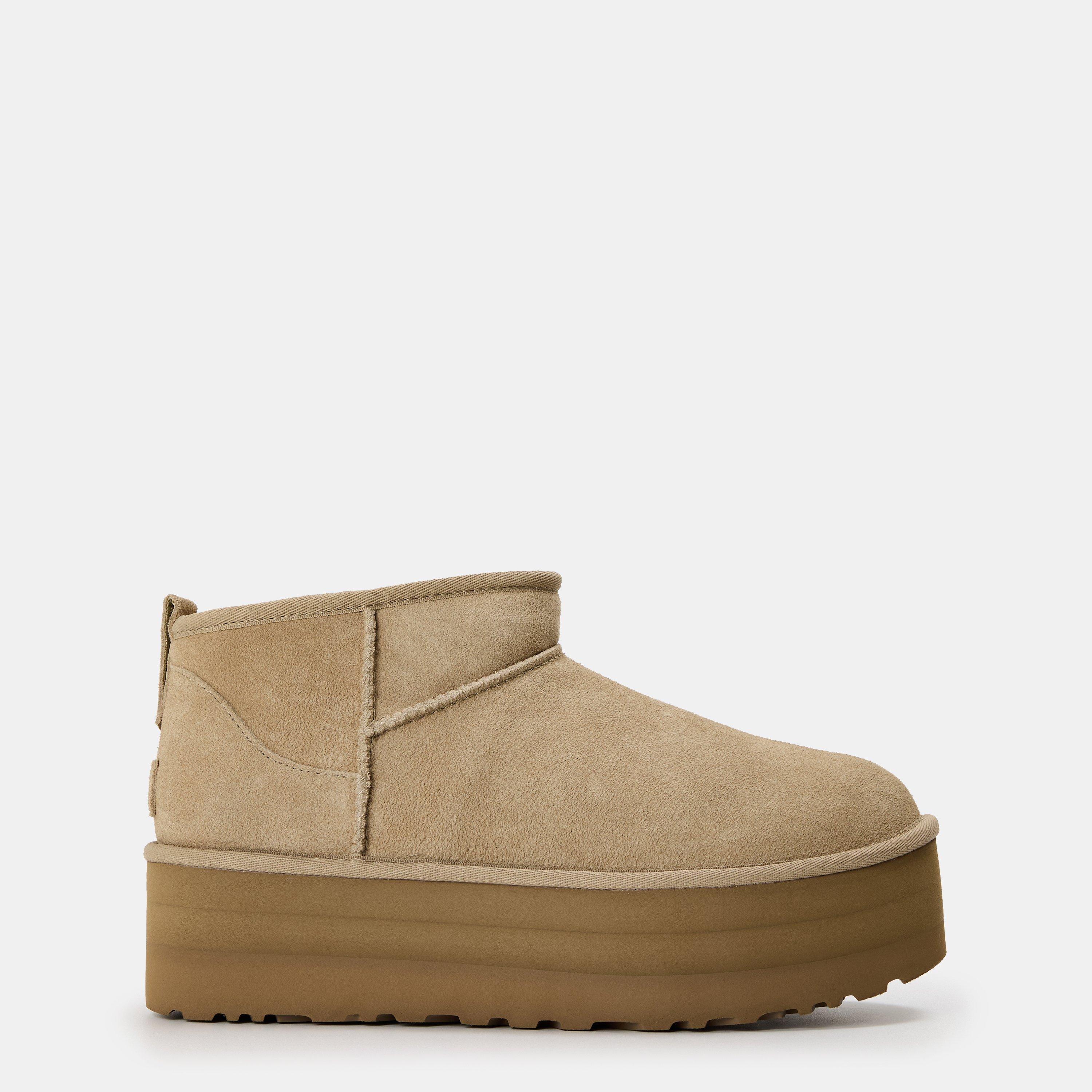 Sand - Ugg - Women's Ultra Mini Platform Boots - 1