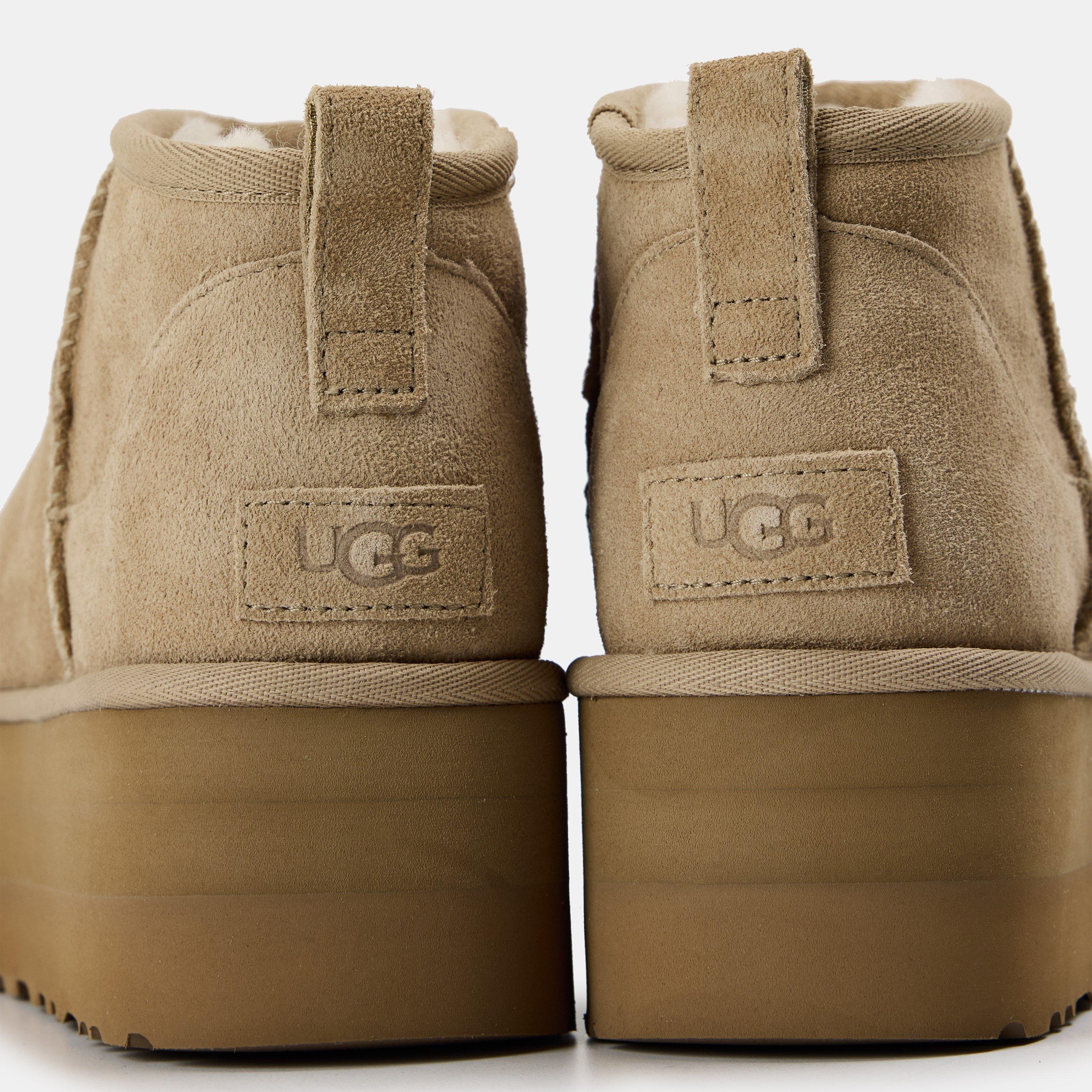 Sand - Ugg - Women's Ultra Mini Platform Boots - 3