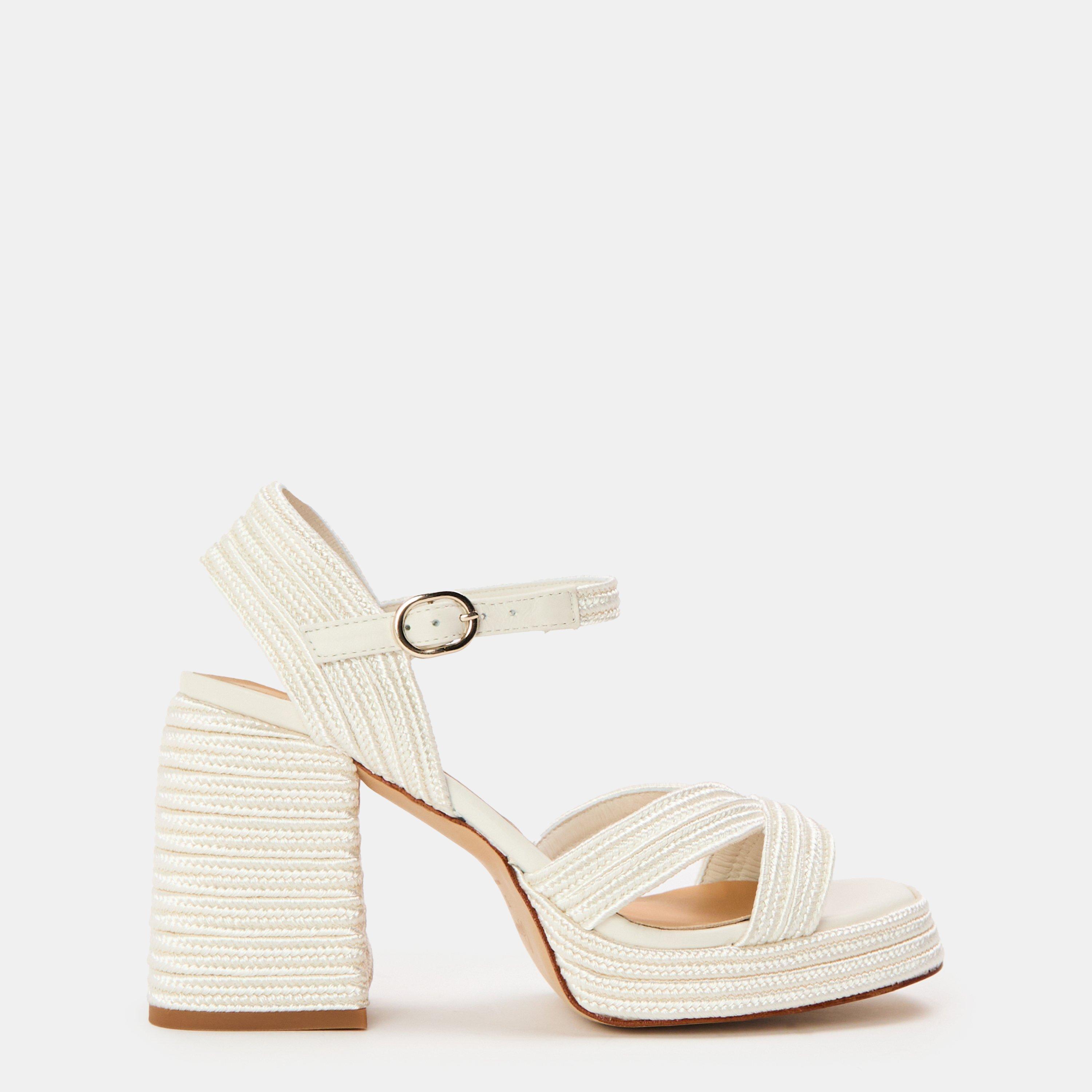Castaner Women's Valle Sandal Heeled Sandals - Blanco - 5 (38)