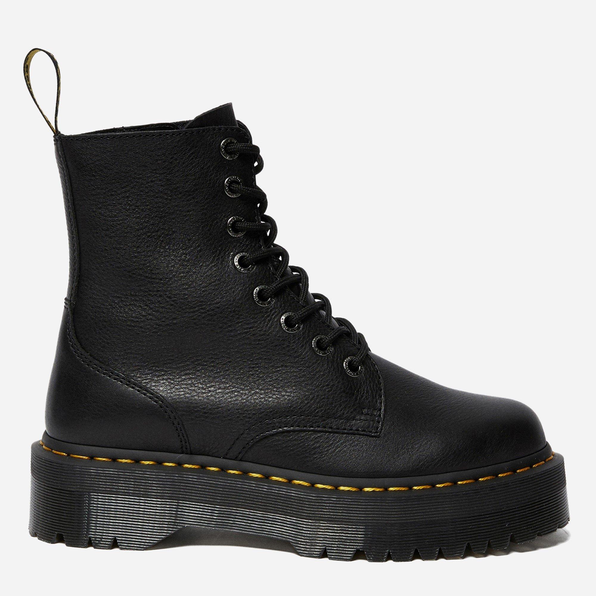 Black - Dr Martens - Jadon III Soft Leather Boots - 1