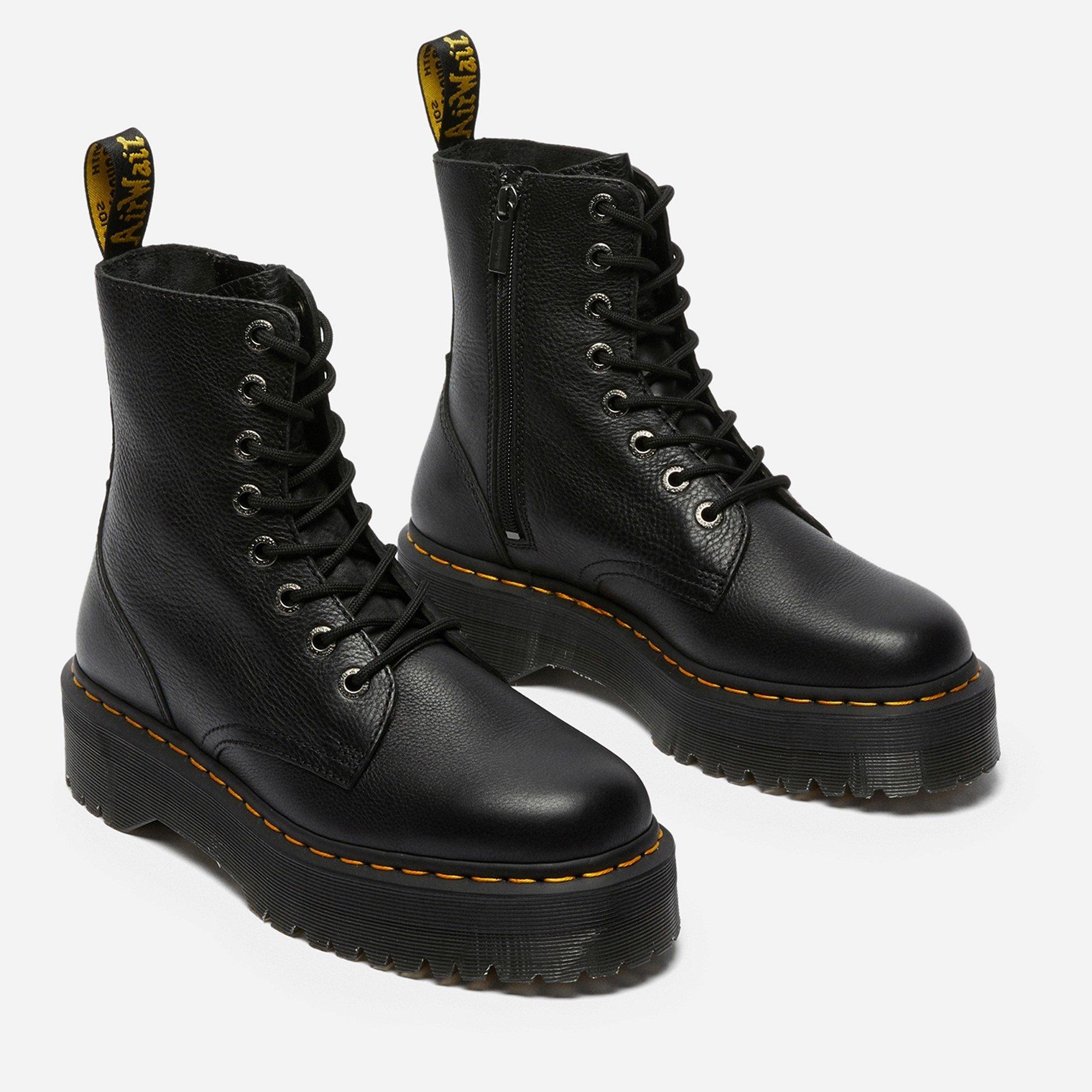 Black - Dr Martens - Jadon III Soft Leather Boots - 2