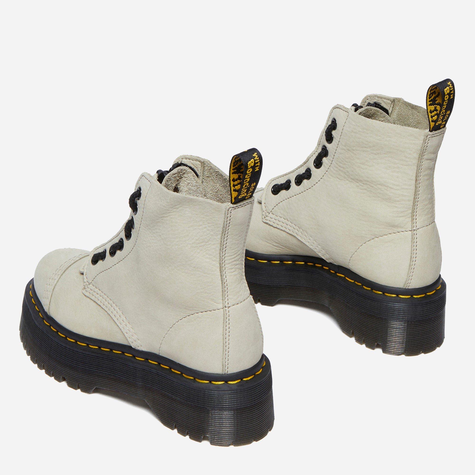 Warm Stone - Dr Martens - SInclair Soft Leather Boot - 4