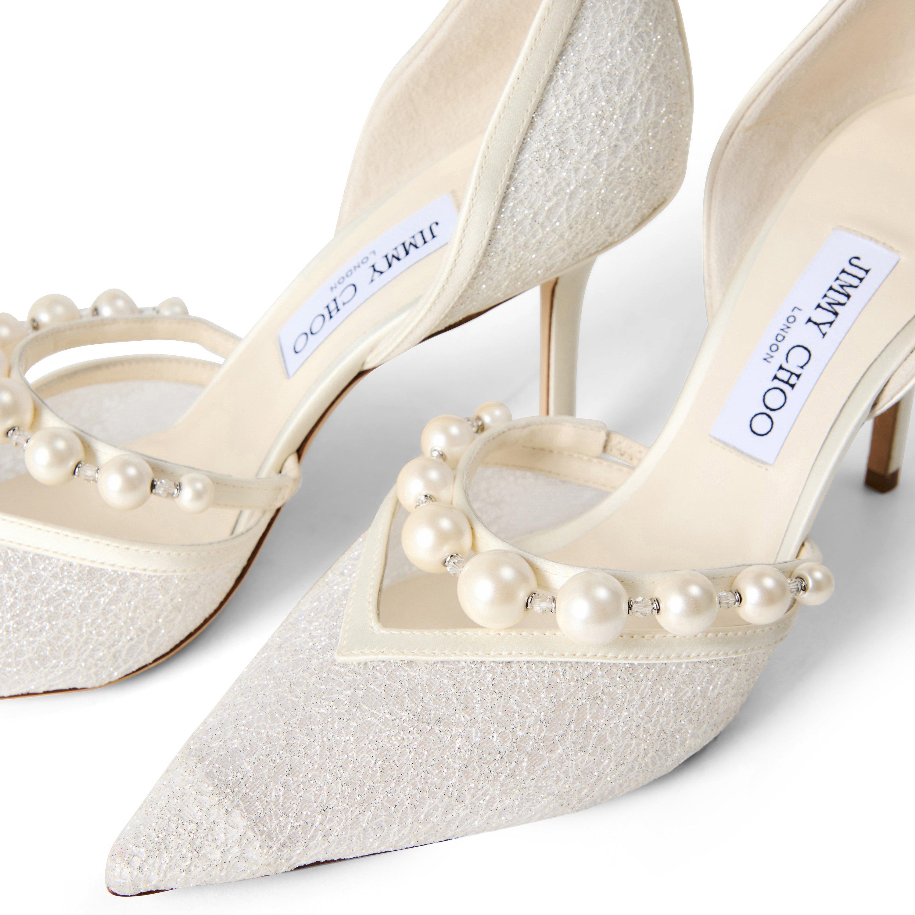 Ivory White - Jimmy Choo - Aurelie 85 Pumps - 4