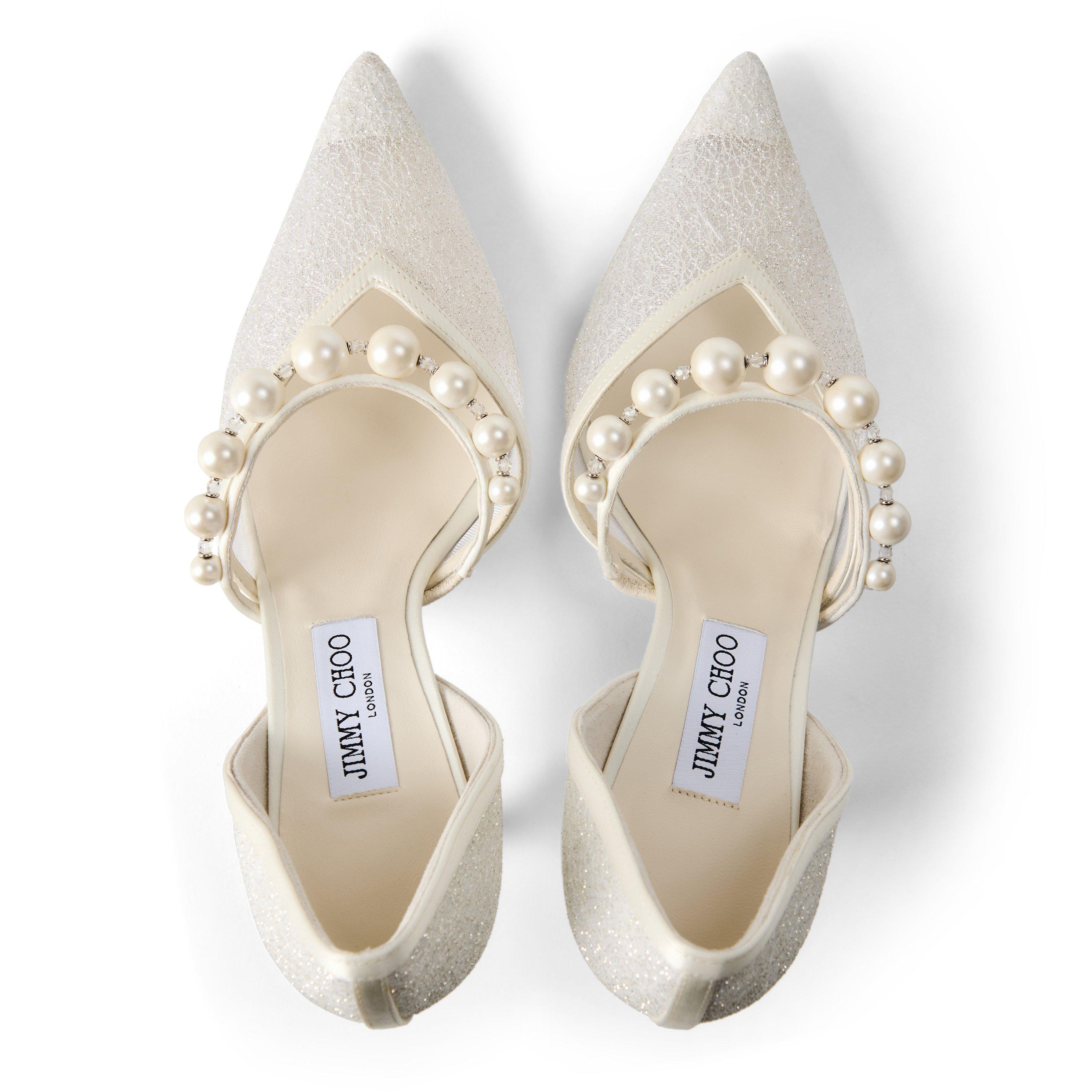 Ivory White - Jimmy Choo - Aurelie 85 Pumps - 5