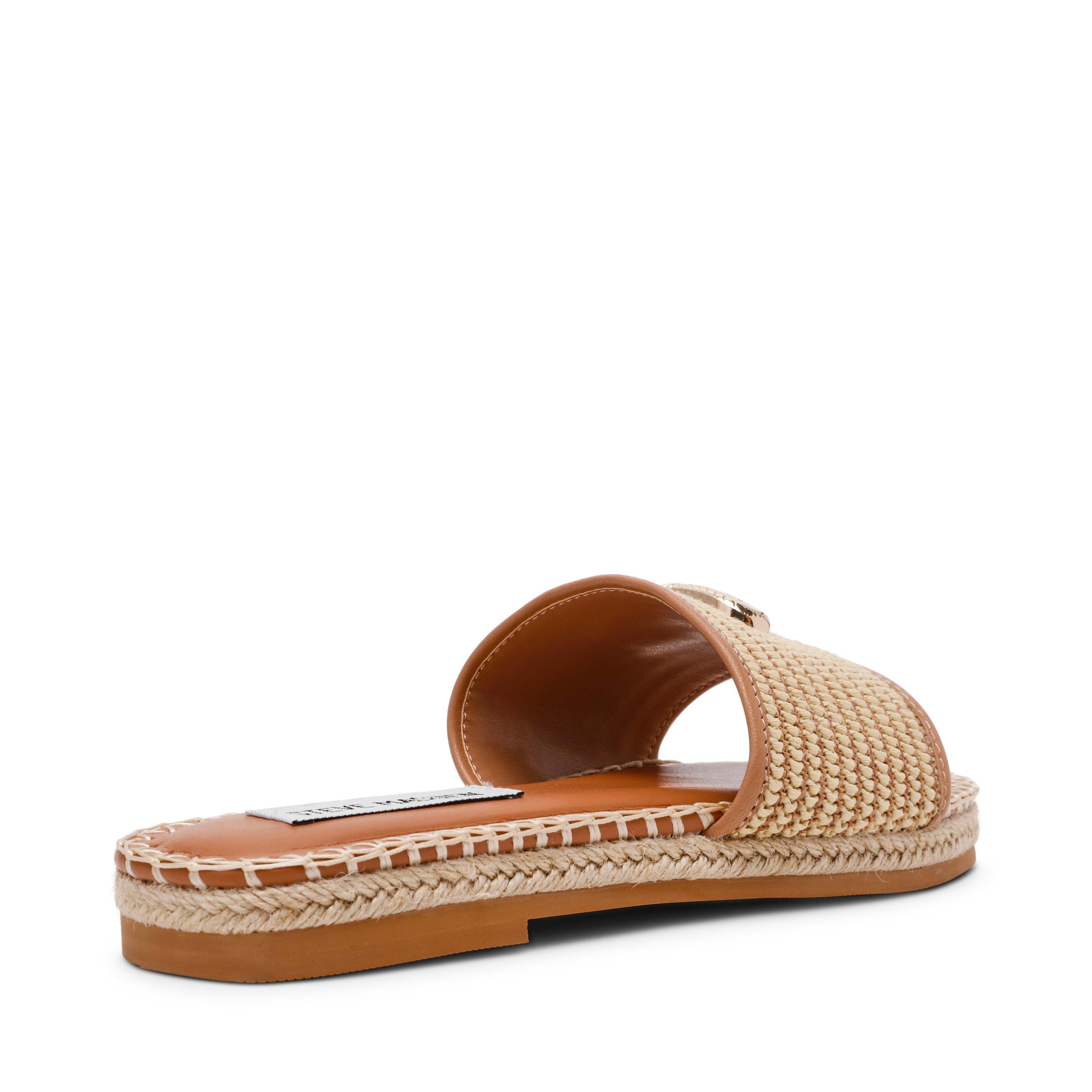 Nat Raffia - Steve Madden - Women's Flat Sandals - 4