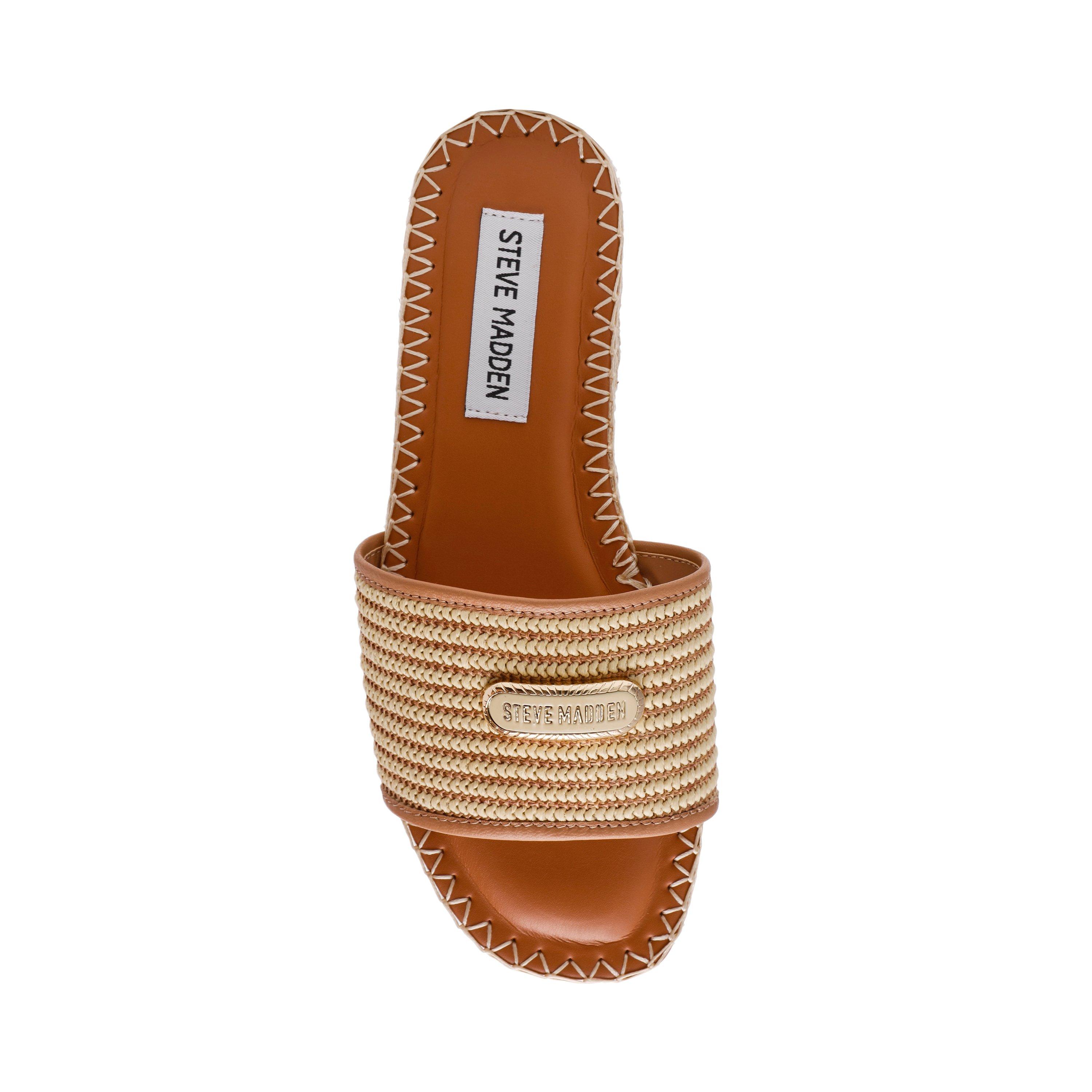 Nat Raffia - Steve Madden - Women's Flat Sandals - 7