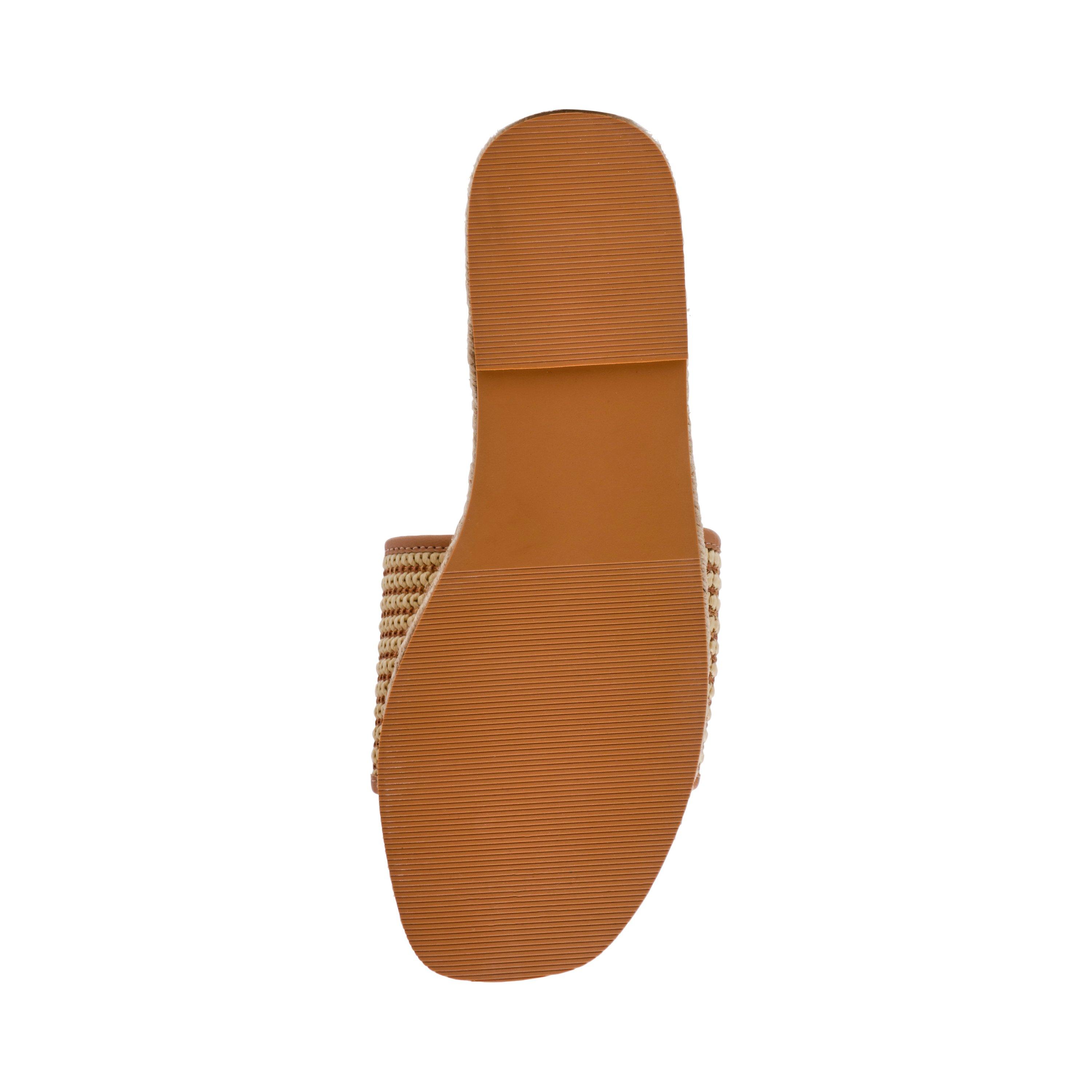 Nat Raffia - Steve Madden - Women's Flat Sandals - 8