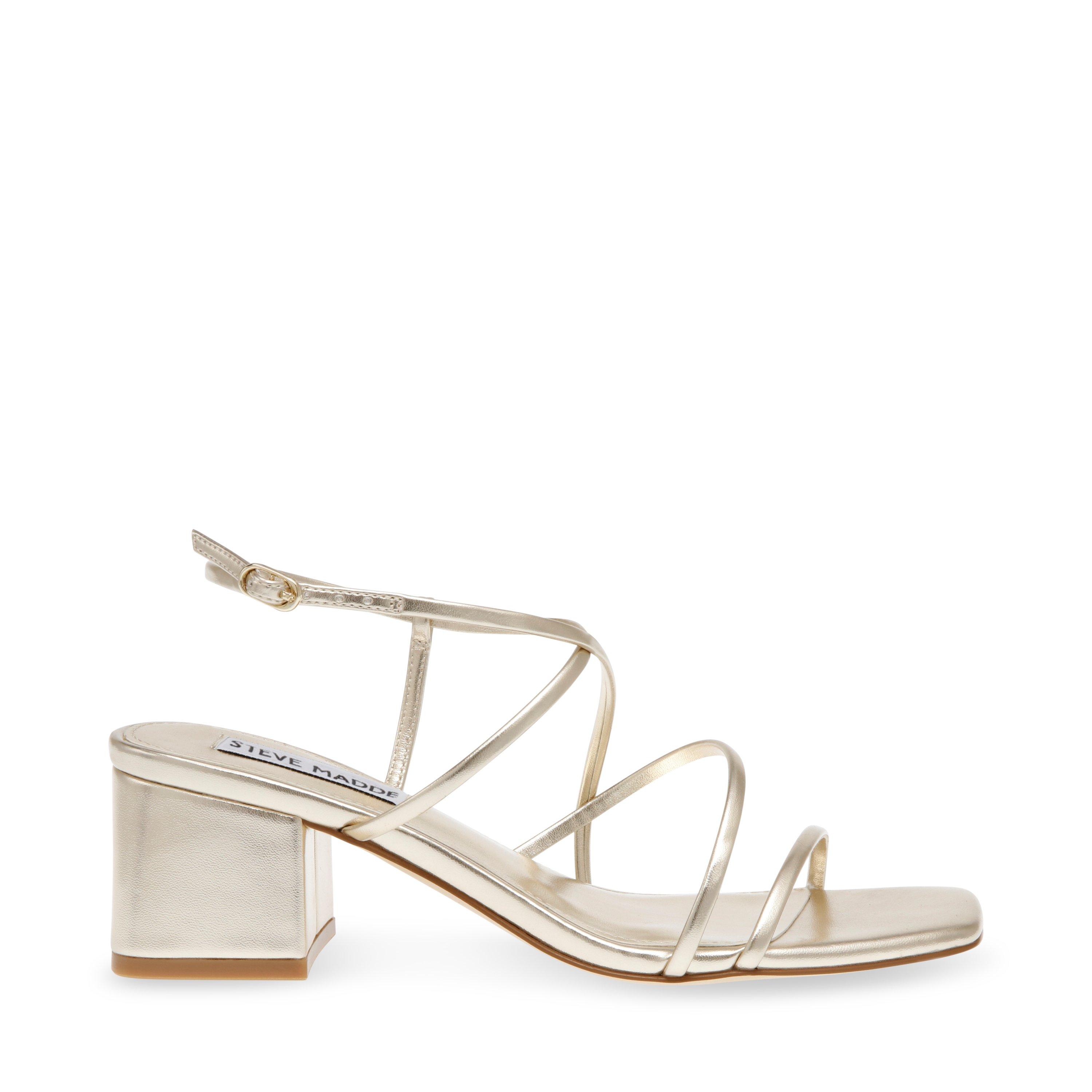 Gold - Steve Madden - Women's Heeled Sandals - 2