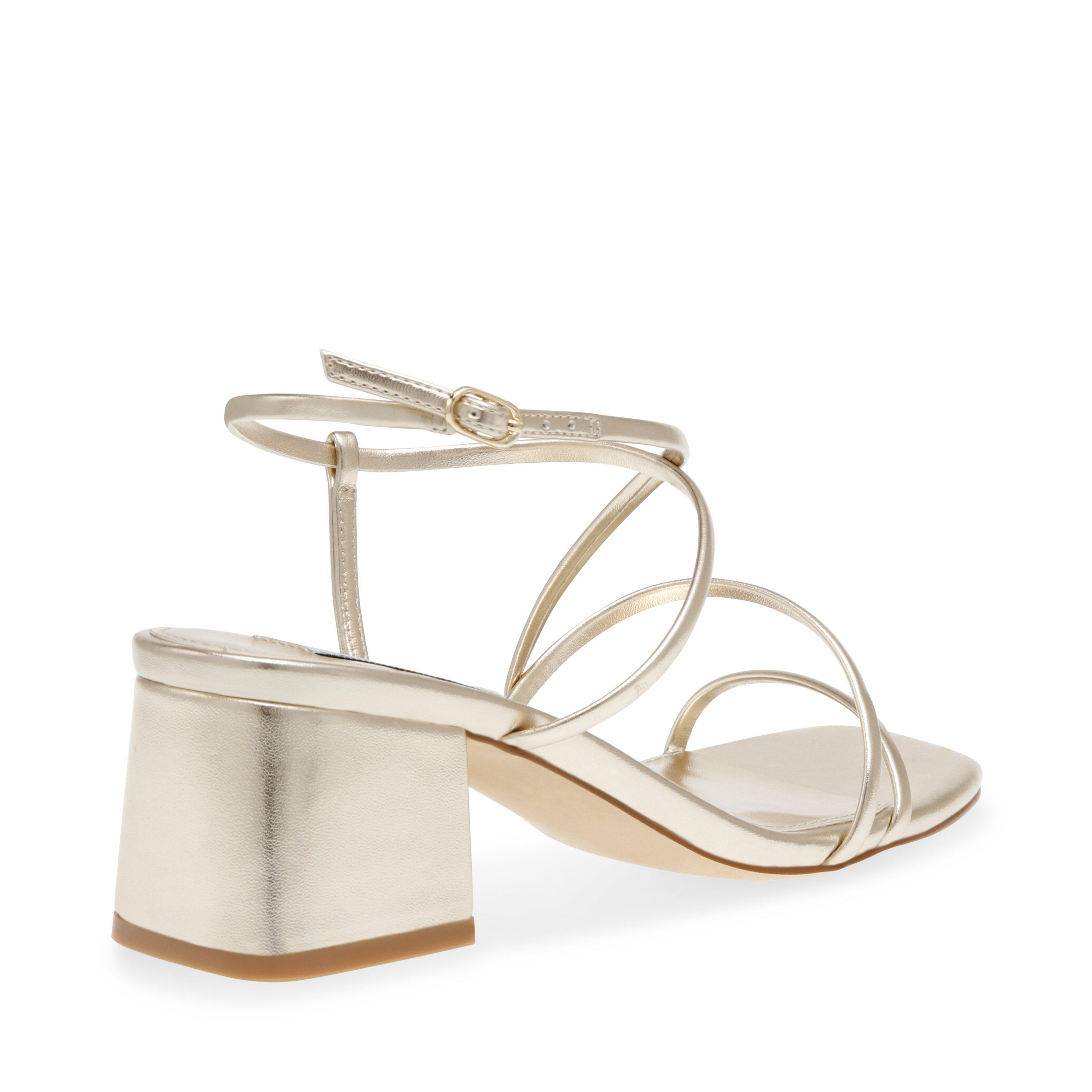 Gold - Steve Madden - Women's Heeled Sandals - 4