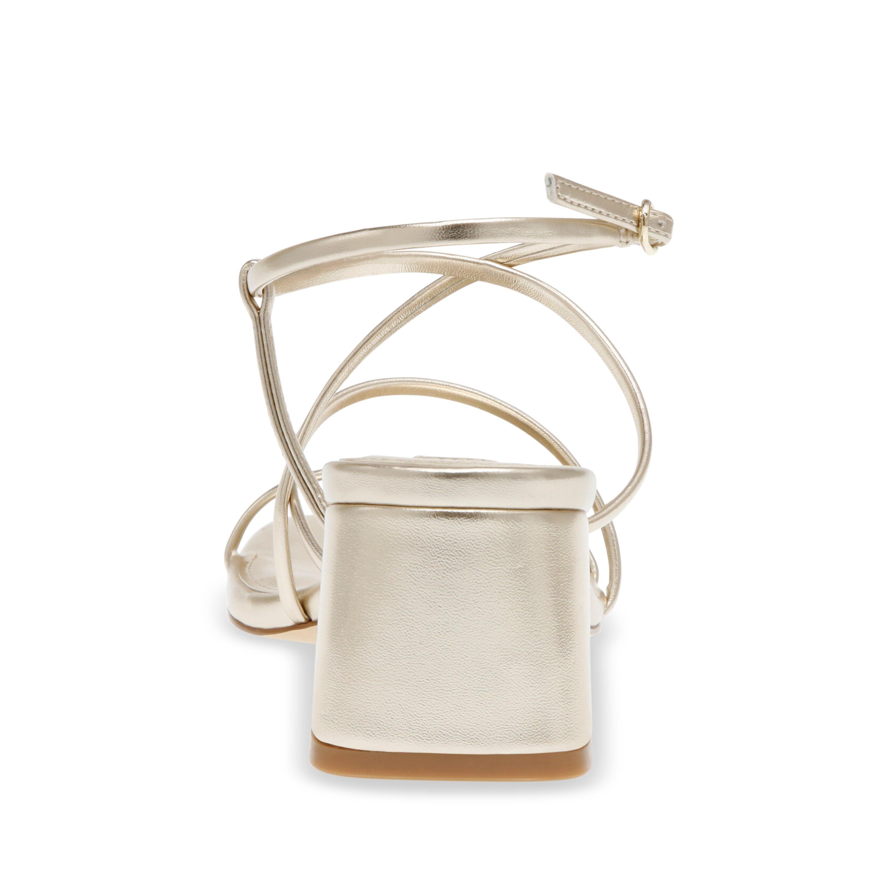 Gold - Steve Madden - Women's Heeled Sandals - 6